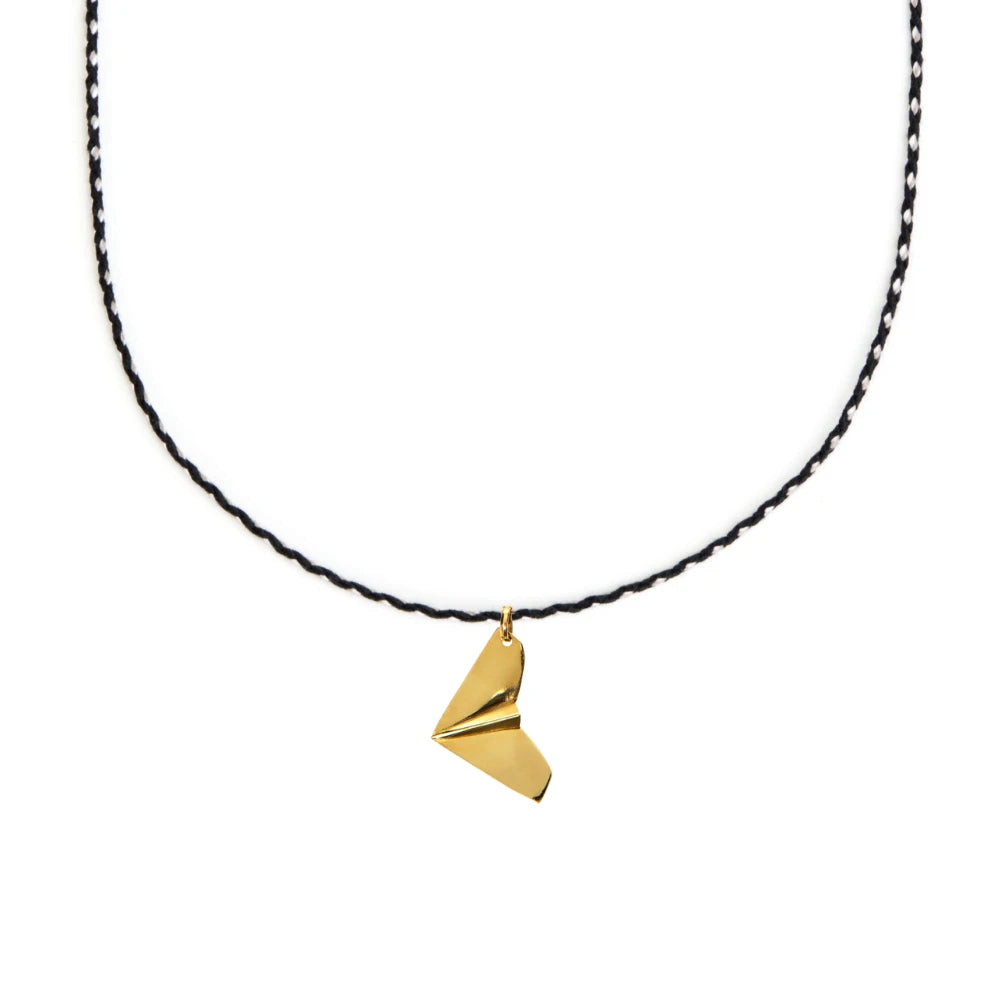 PINGENTE AVIÃO DE PAPEL