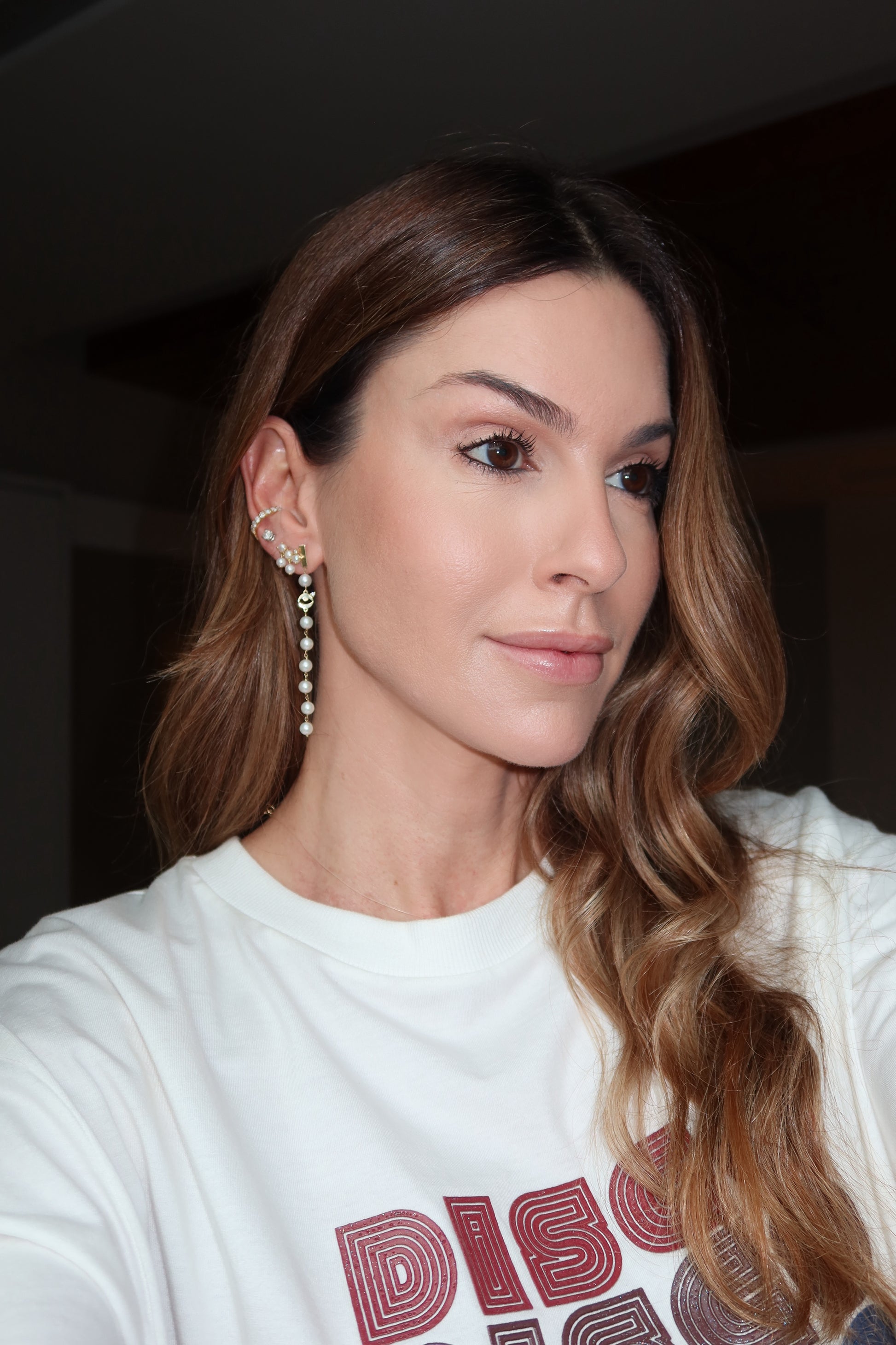 BRINCO PÉROLAS COM OLHO GREGO