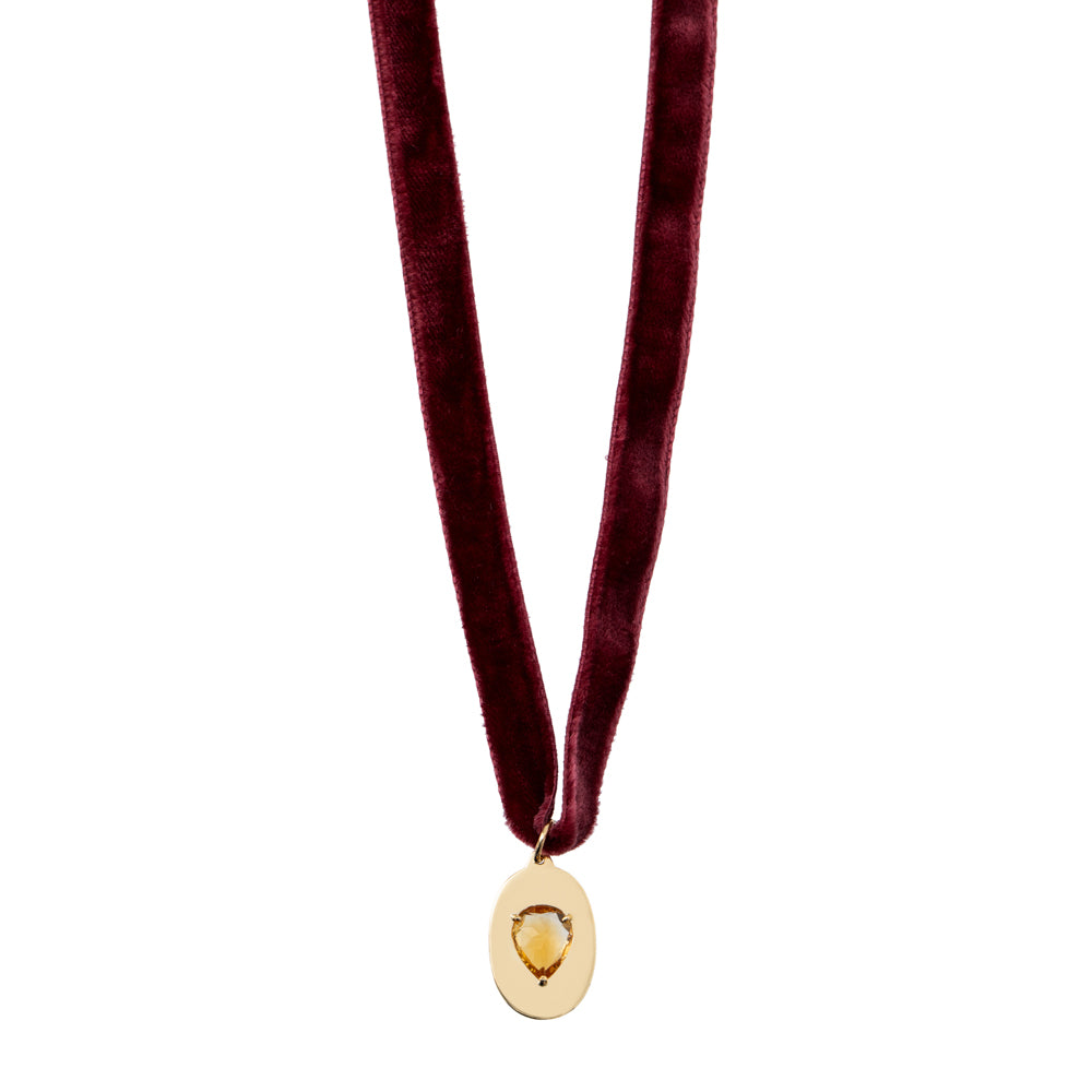 PINGENTE COM CITRINO