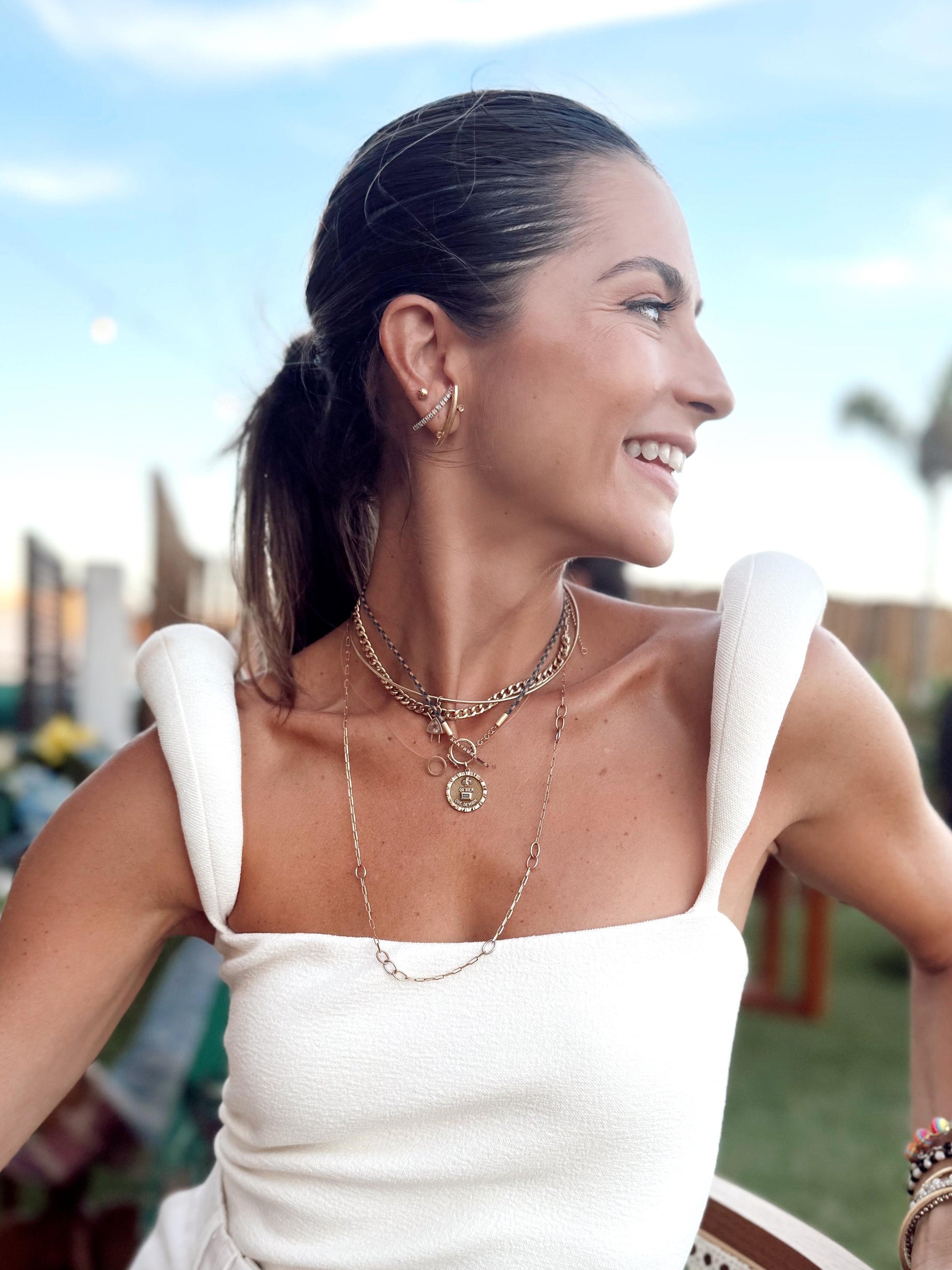 BRINCO CÔNCAVO P COM 4 DIAMANTES