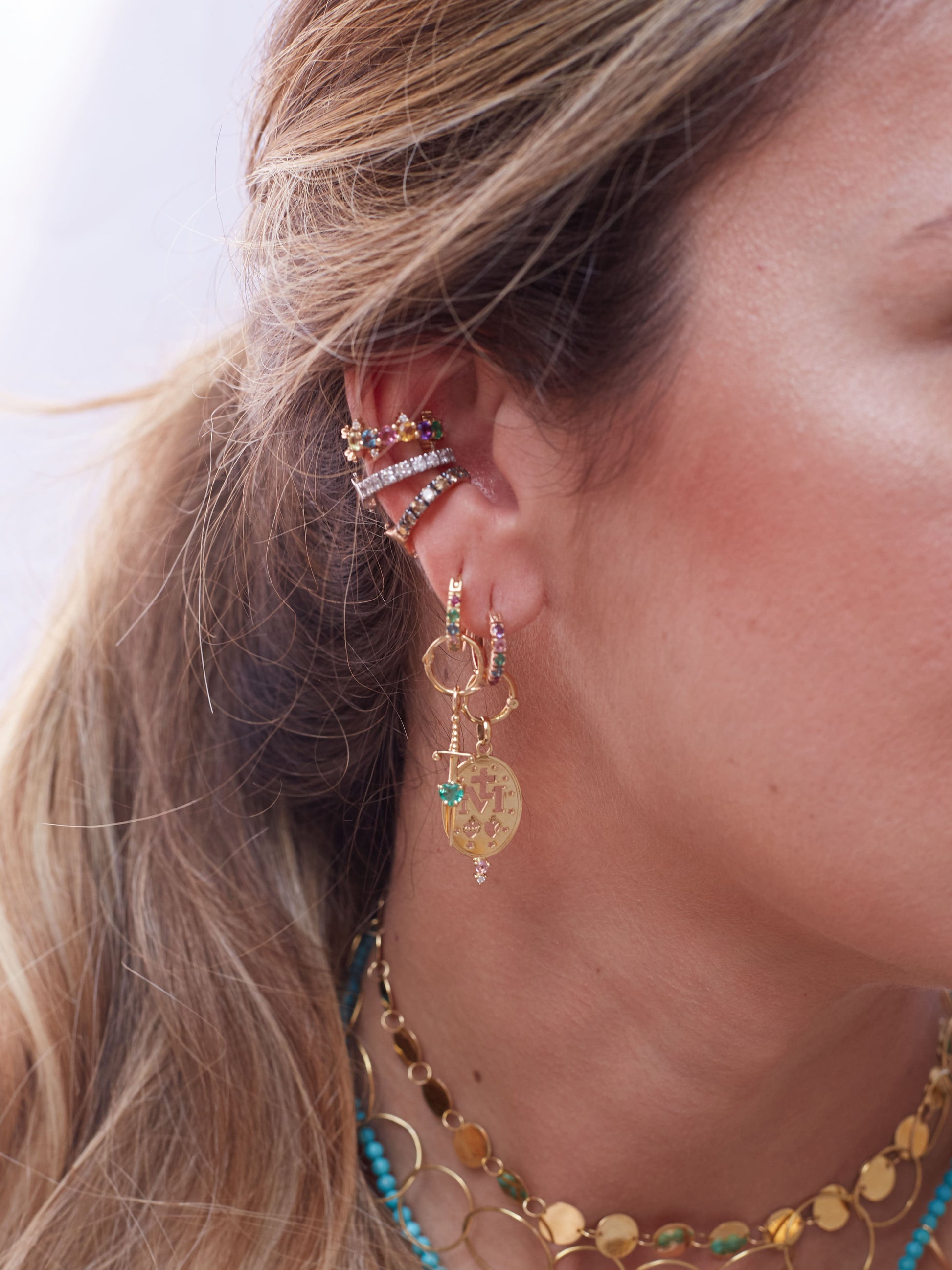 PIERCING DIAMANTE CHOCOLATE 5 PTS