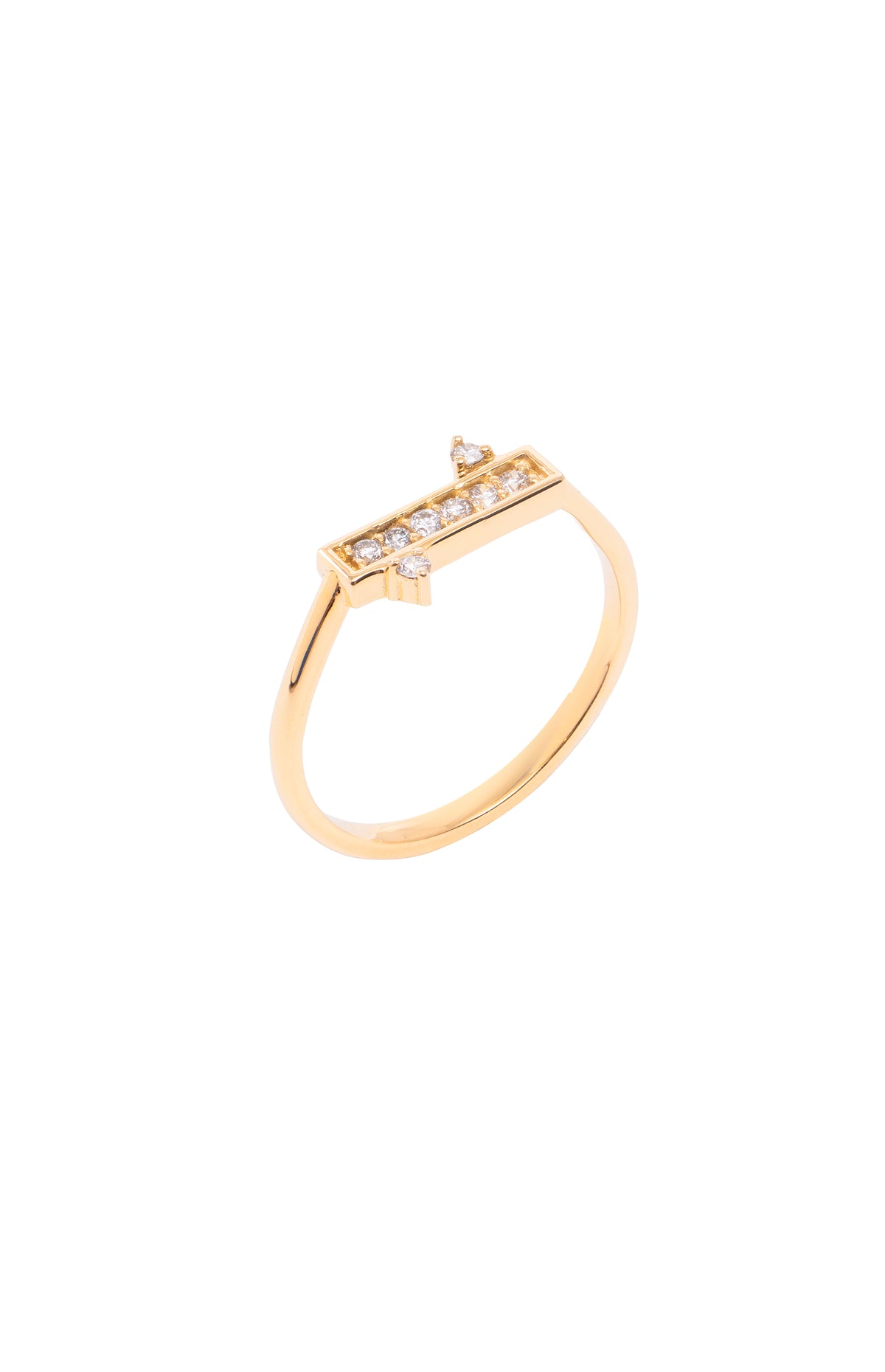 ANEL PALITO COM DIAMANTES