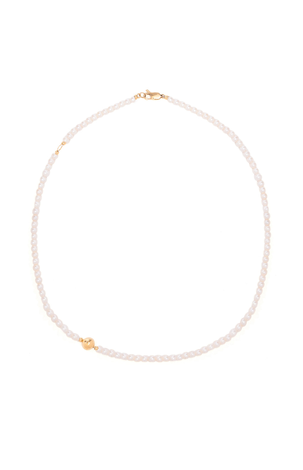 COLAR PERÓLAS COM DIAMANTE
