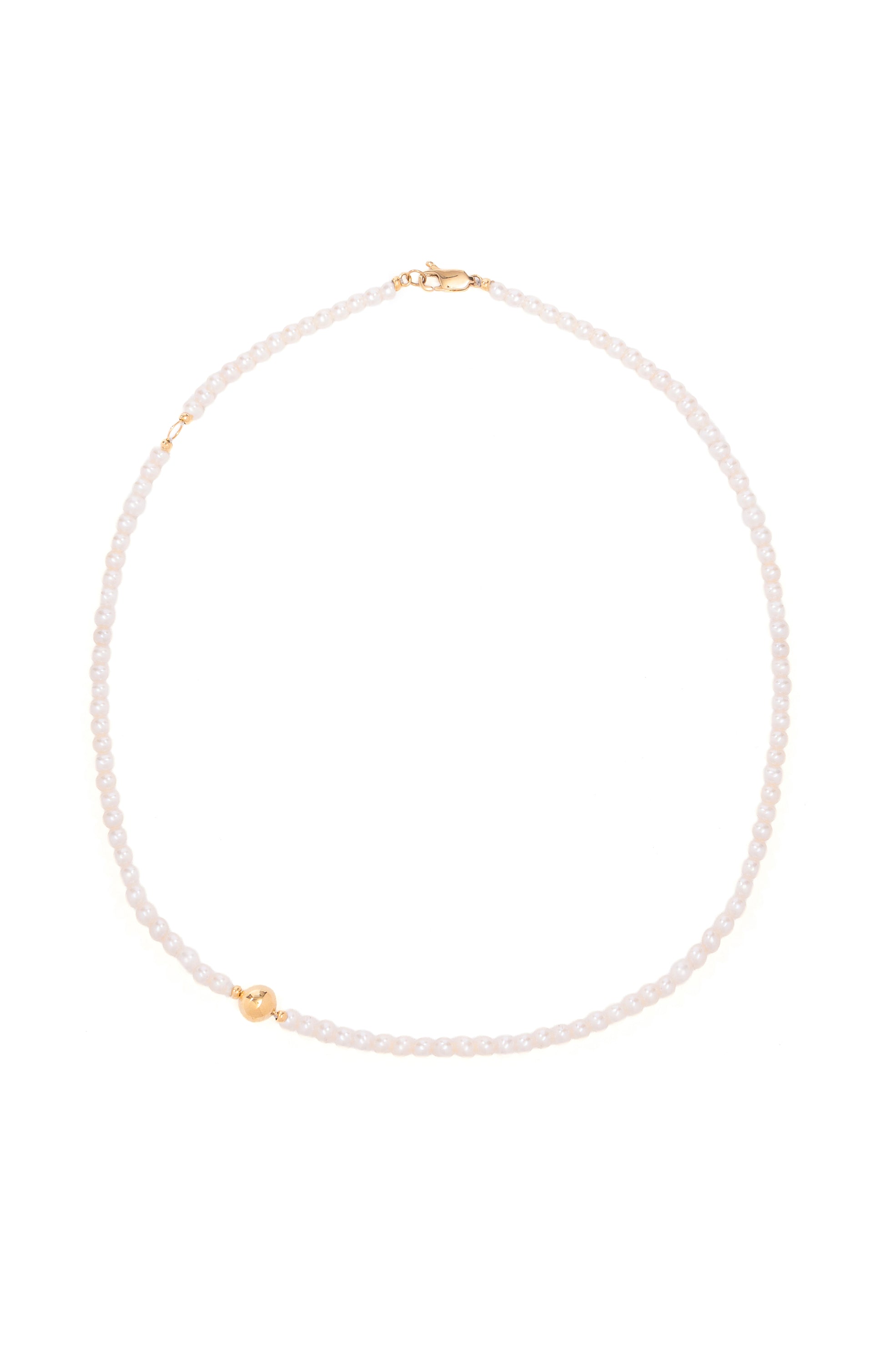 COLAR PERÓLAS COM DIAMANTE