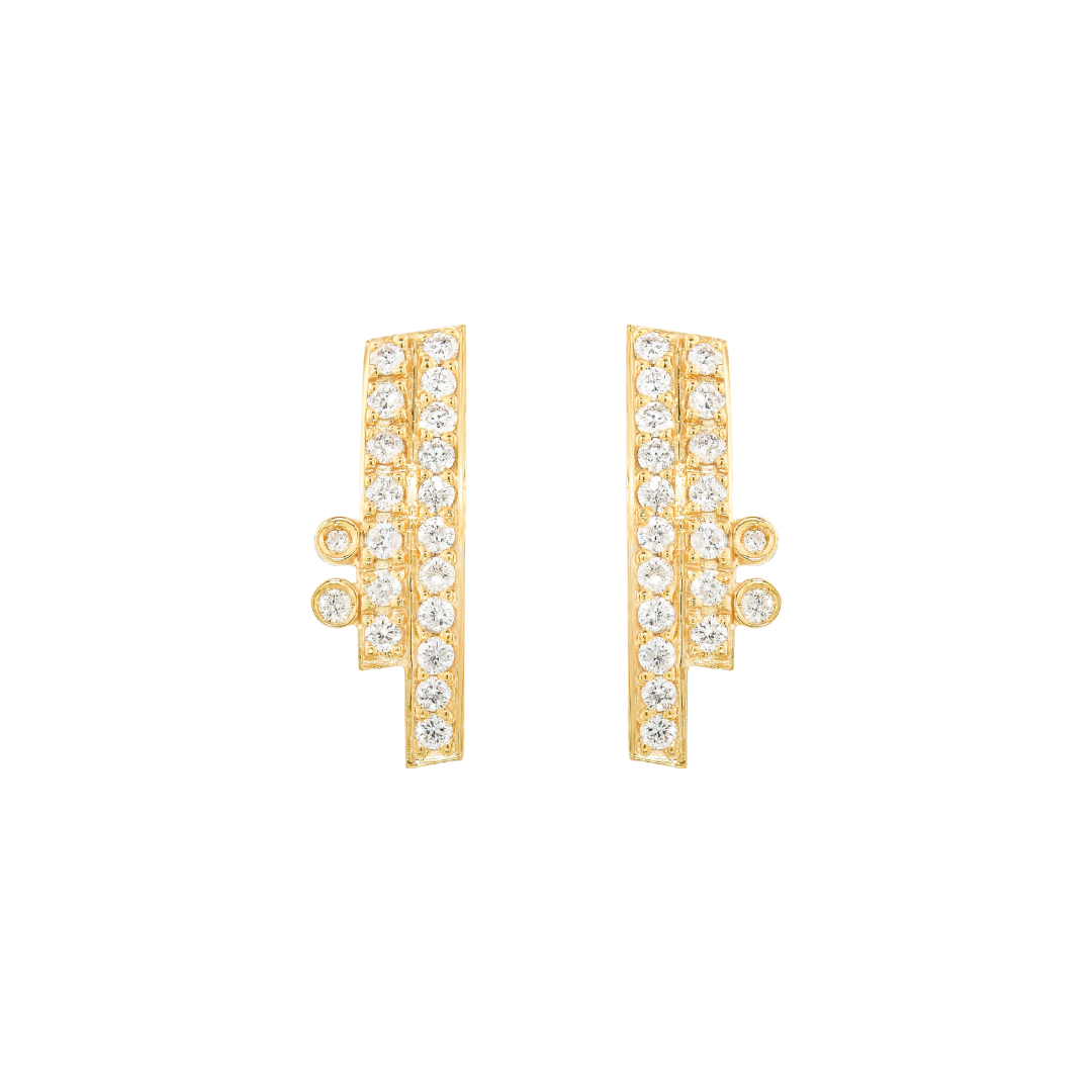 BRINCO CRAVEJADO COM DIAMANTES