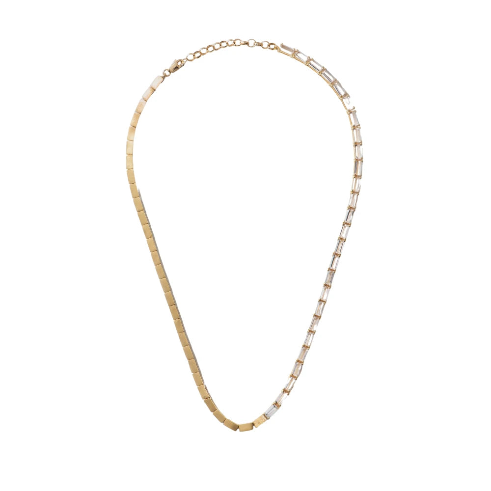 COLAR MORGANITAS E DIAMANTE