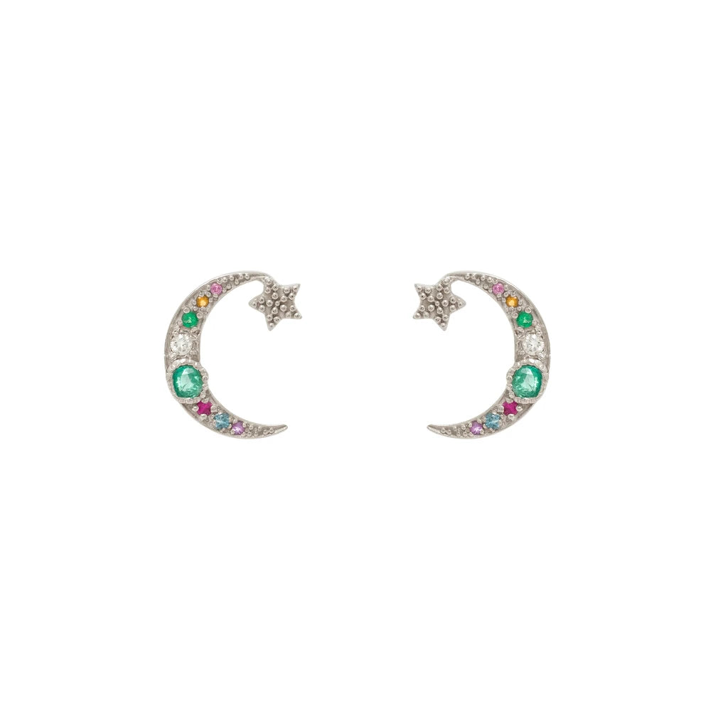 BRINCO LUA COM GEMAS COLORIDAS