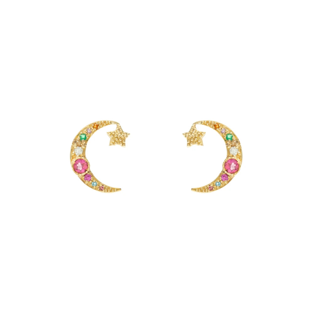 BRINCO LUA COM GEMAS COLORIDAS