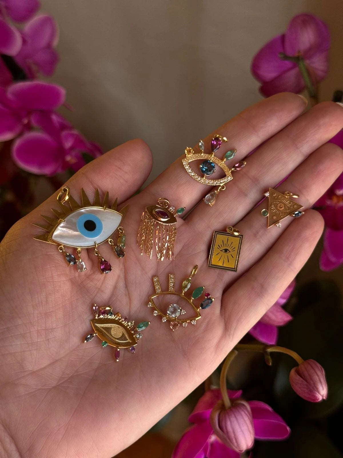 PINGENTE CARTA OLHO GREGO