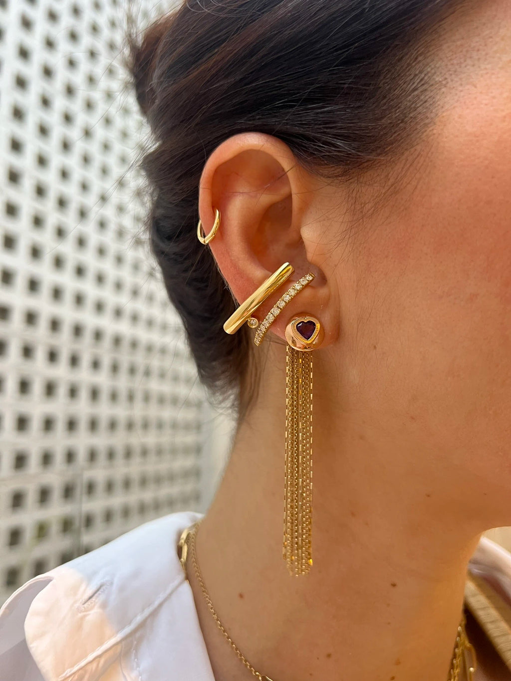 BRINCO CORAÇÃO COM AMETISTA