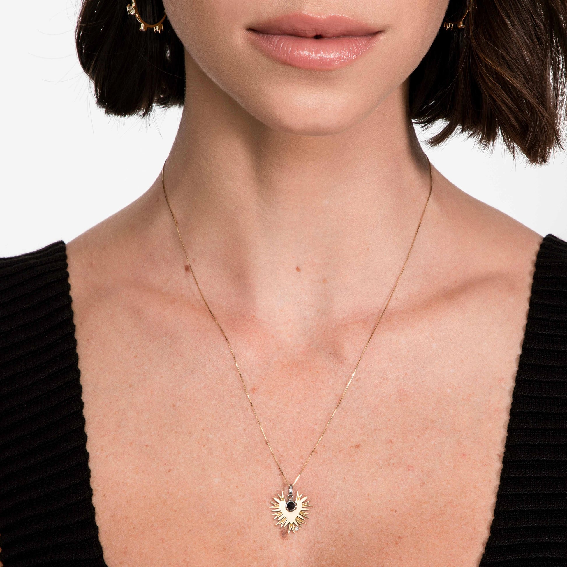 PINGENTE CORAÇÃO SPIKE