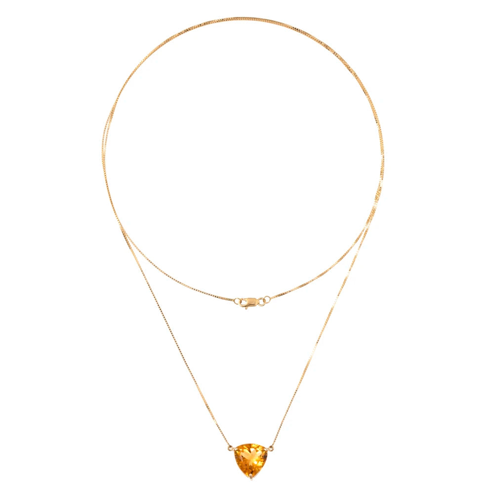 COLAR FIO VENEZIANO COM CITRINO