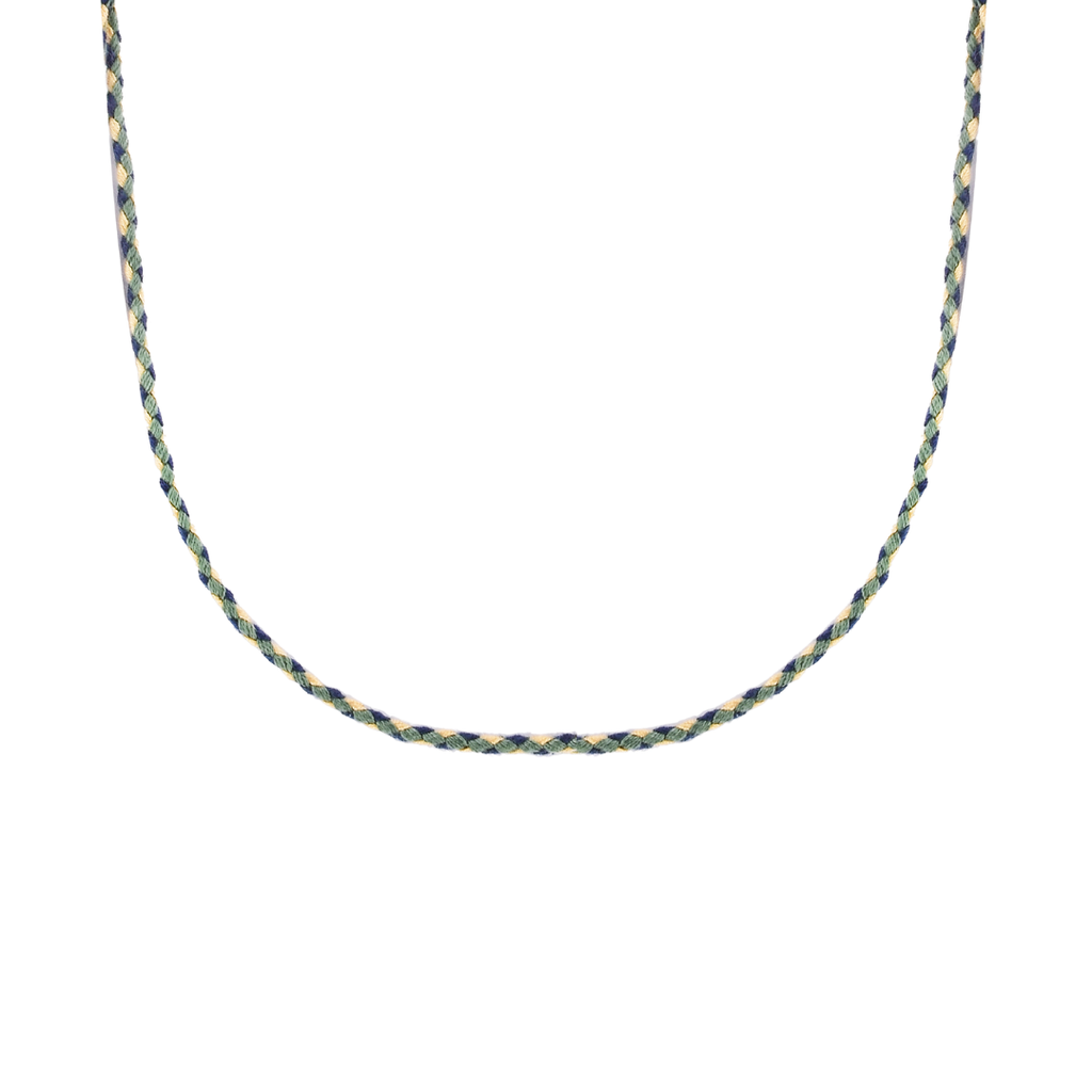 COLAR FIO CORDA COM PONTEIRAS