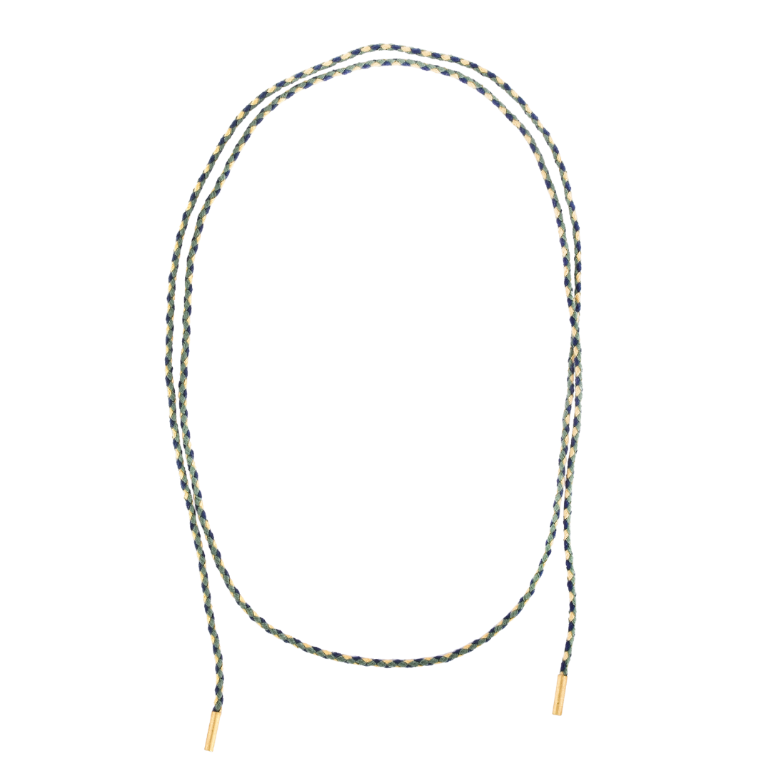 COLAR FIO CORDA COM PONTEIRAS