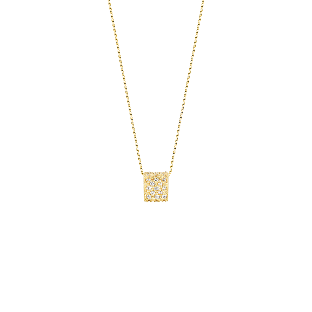 PINGENTE SEPARADOR  CRAVEJADO COM DIAMANTES