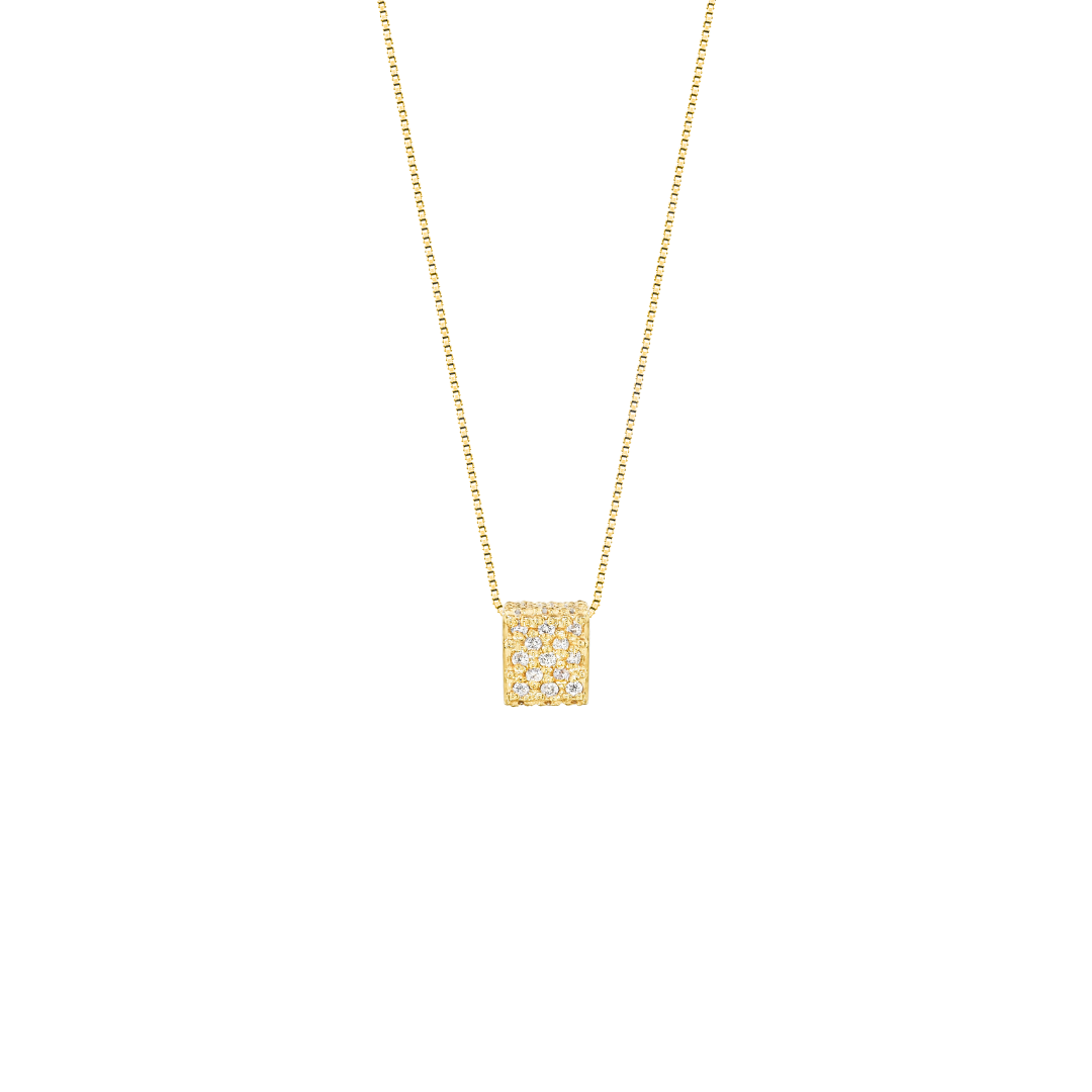 PINGENTE SEPARADOR  CRAVEJADO COM DIAMANTES