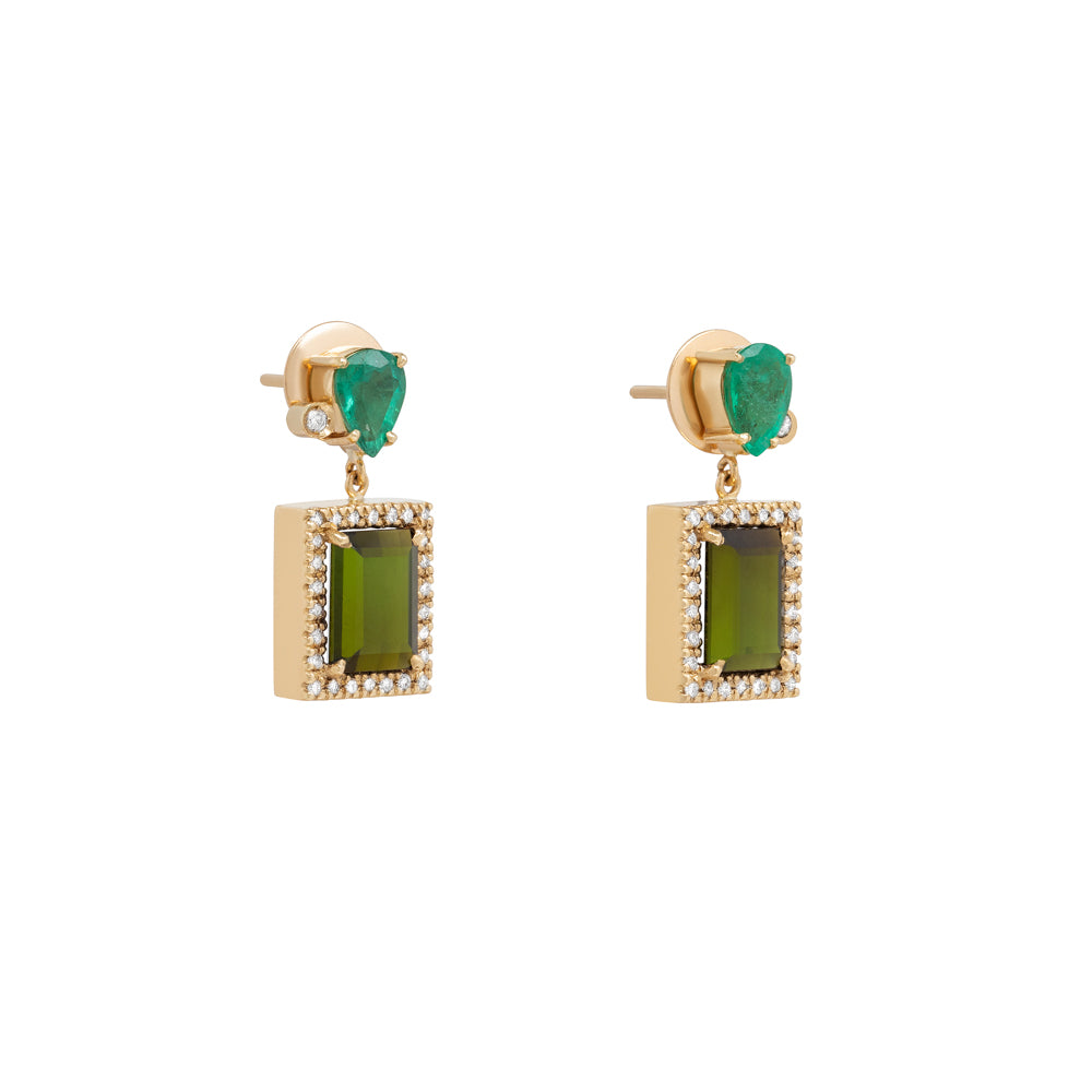 BRINCO COM ESMERALDAS E TURMALINAS VERDES