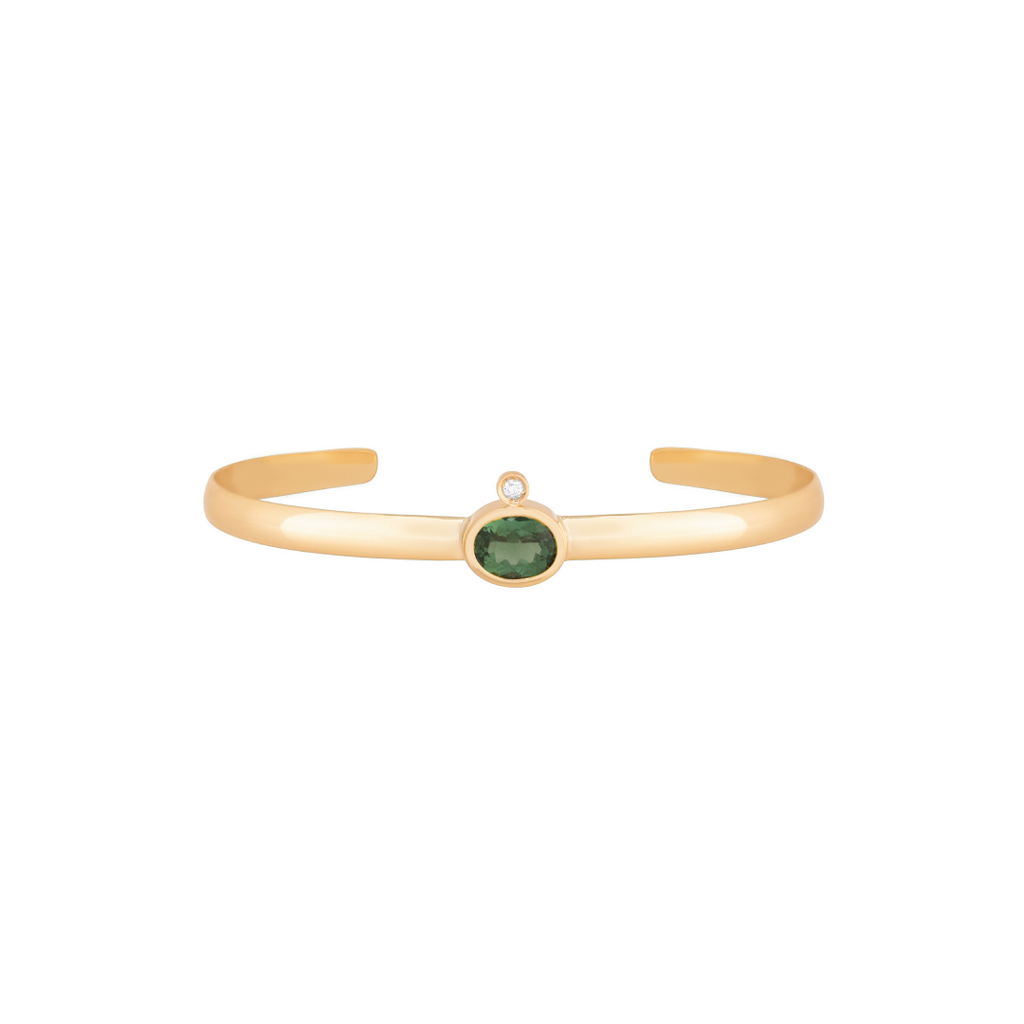 BRACELETE TURMALINA E DIAMANTE