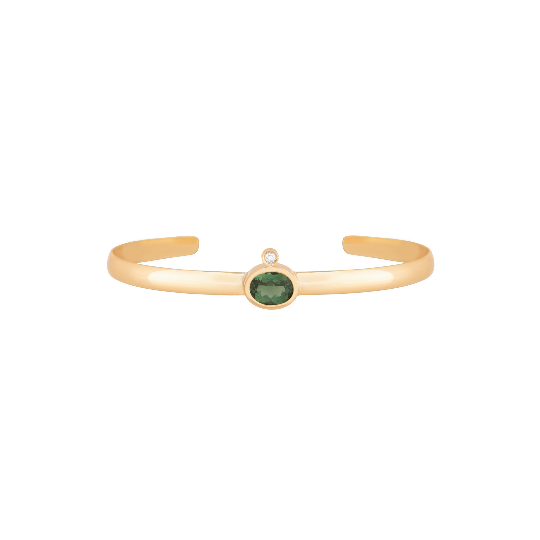 BRACELETE TURMALINA E DIAMANTE