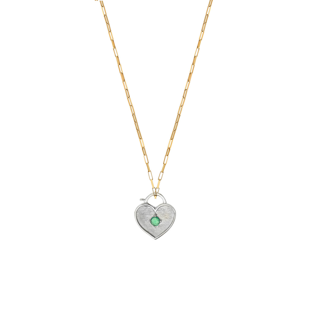 PINGENTE CORAÇÃO CADEADO