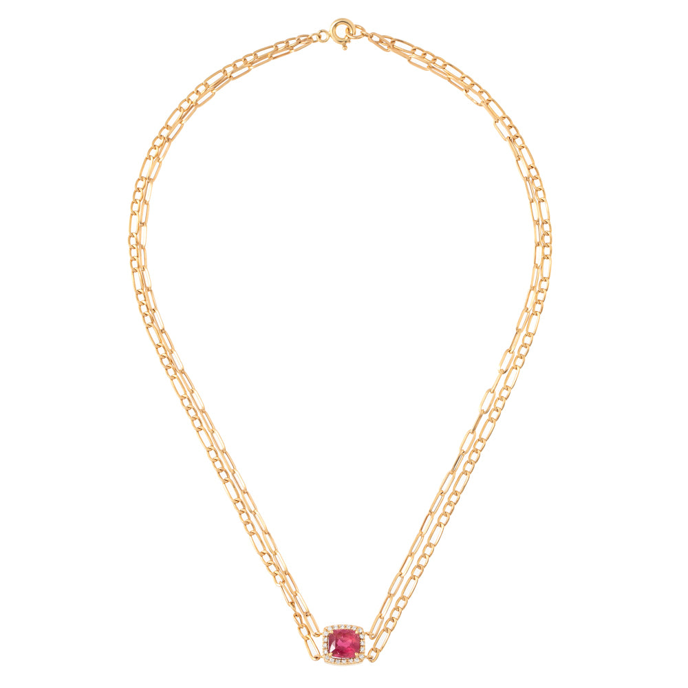 COLAR CHOKER FIO DUPLO