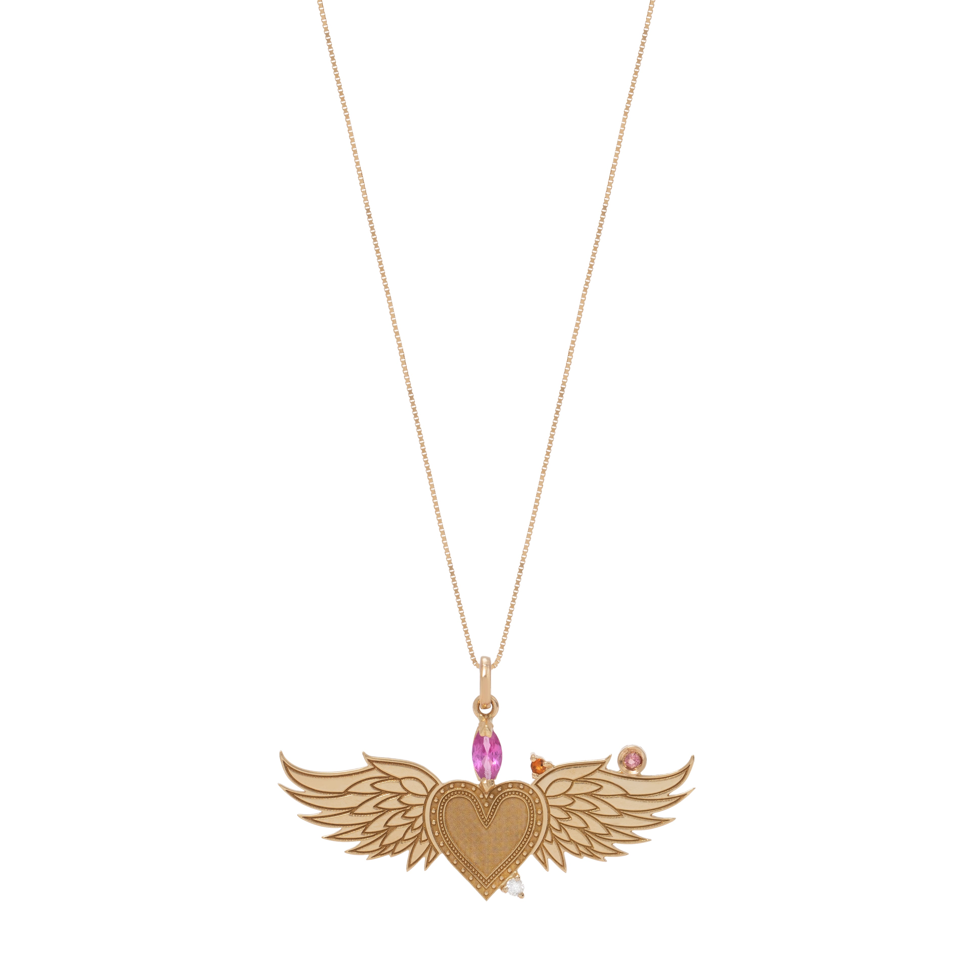 PINGENTE CORAÇÃO ASAS