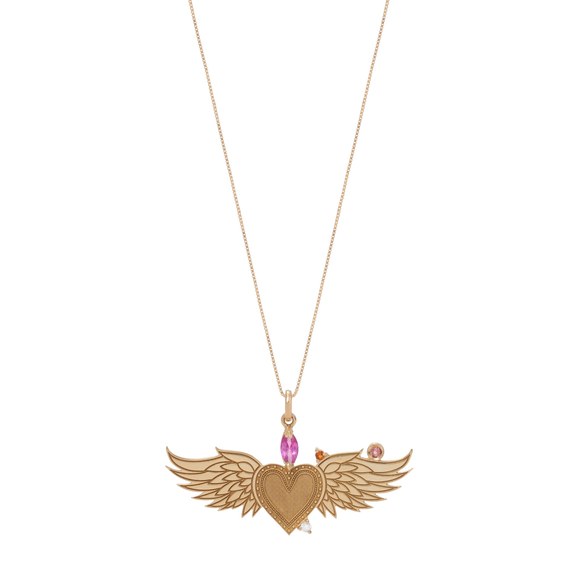 PINGENTE CORAÇÃO ASAS