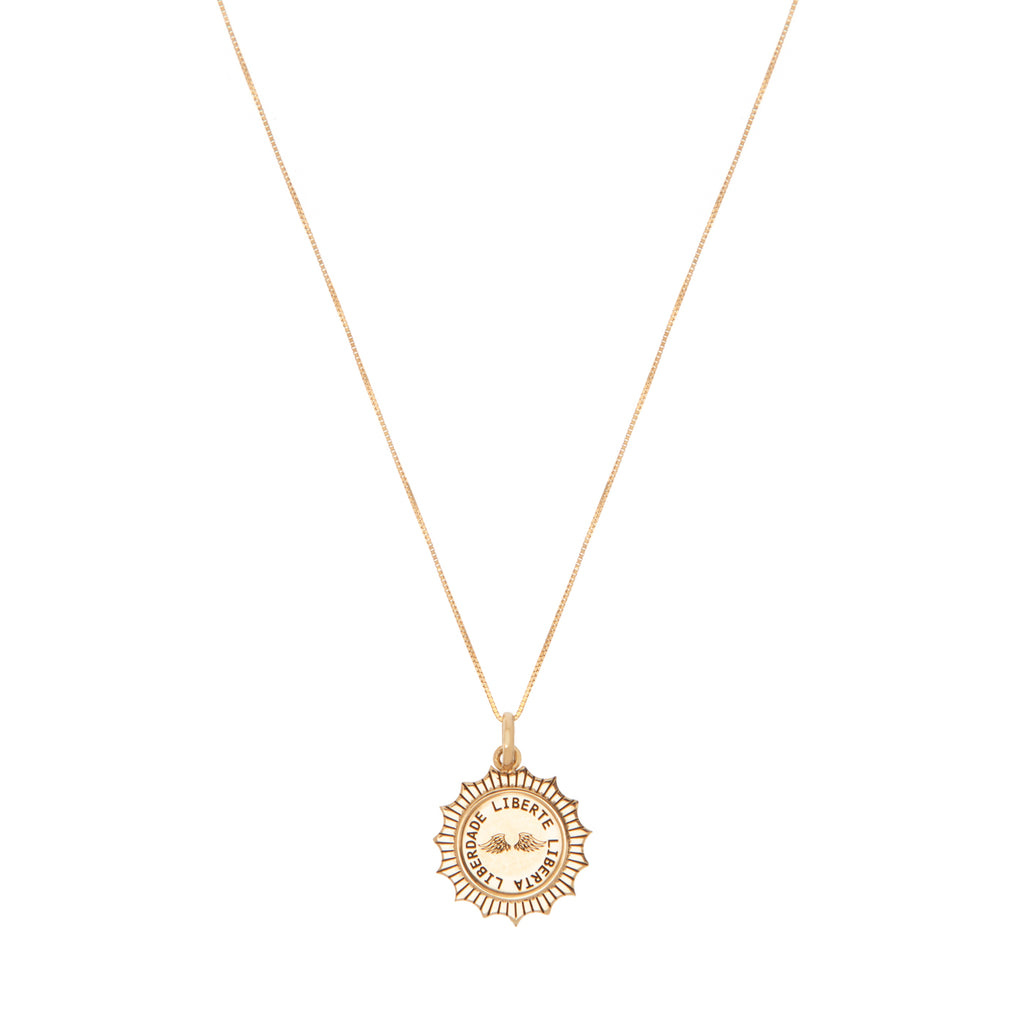 PINGENTE MOEDA LIBERDADE