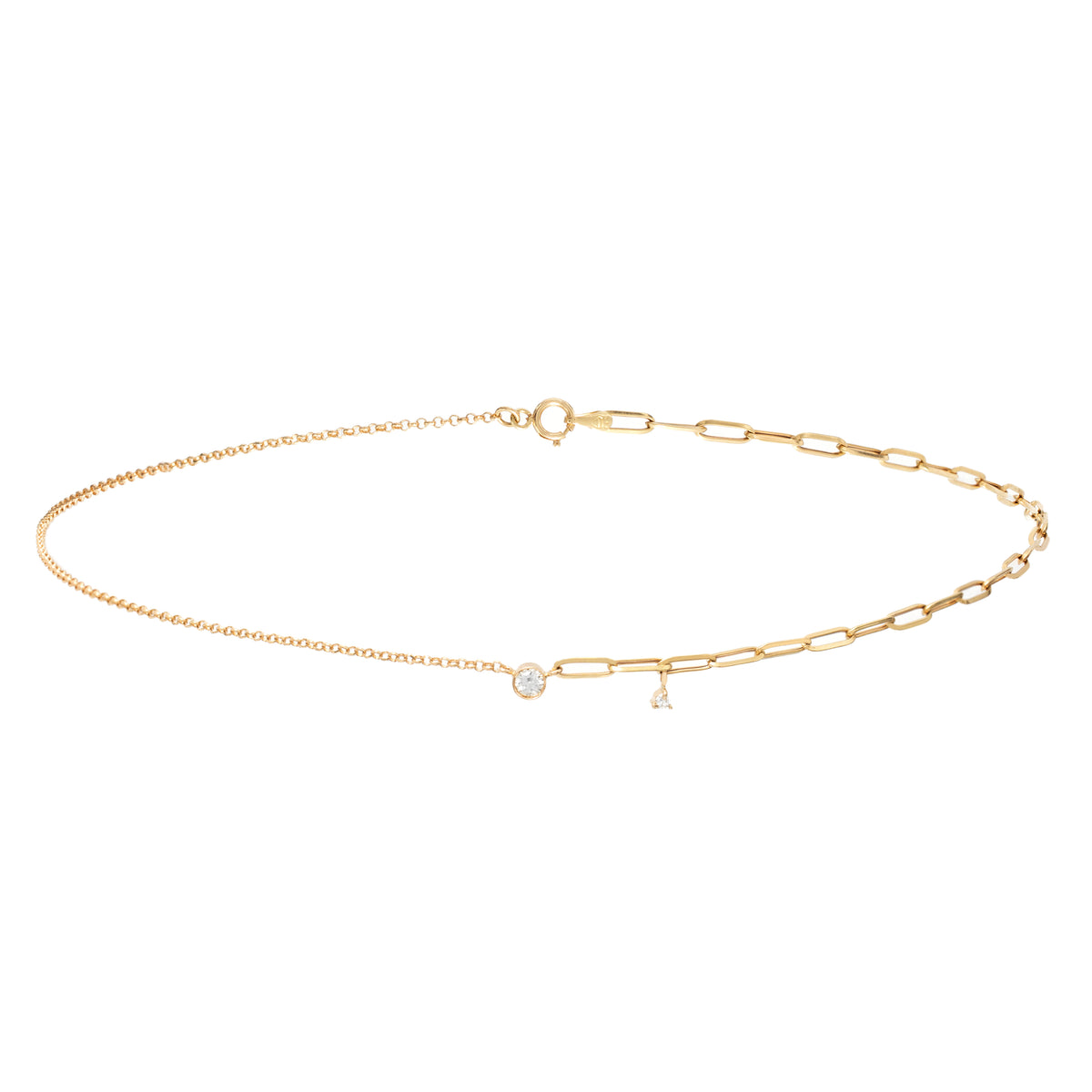 COLAR CHOKER PONTO DE LUZ COM DIAMANTES