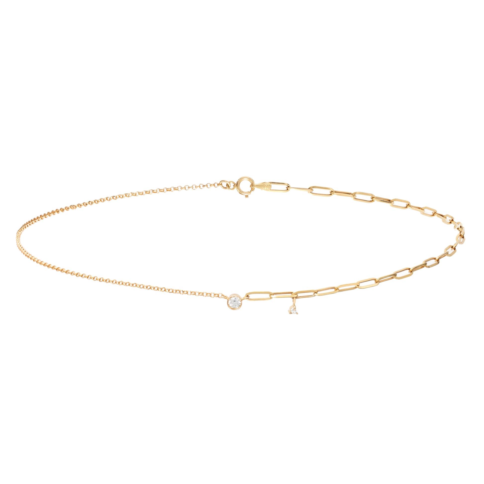 COLAR CHOKER PONTO DE LUZ COM DIAMANTES