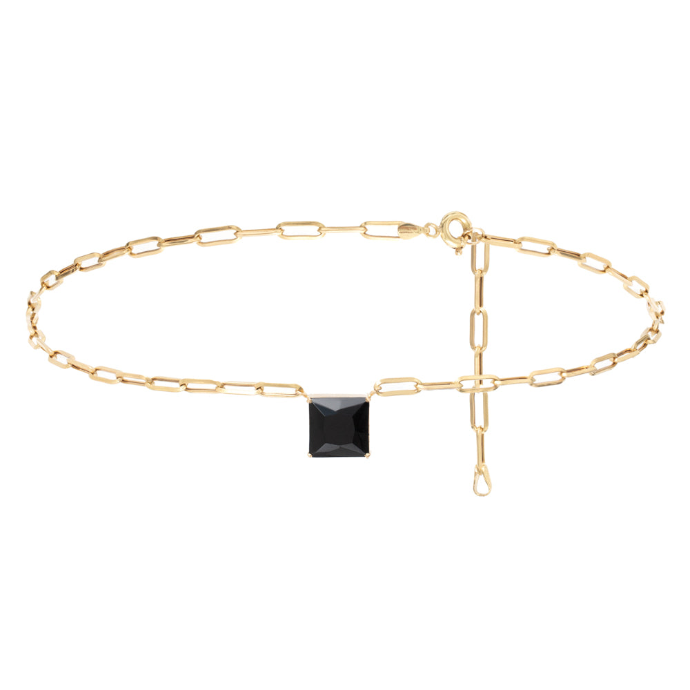 CHOKER COM ÔNIX CENTRAL P