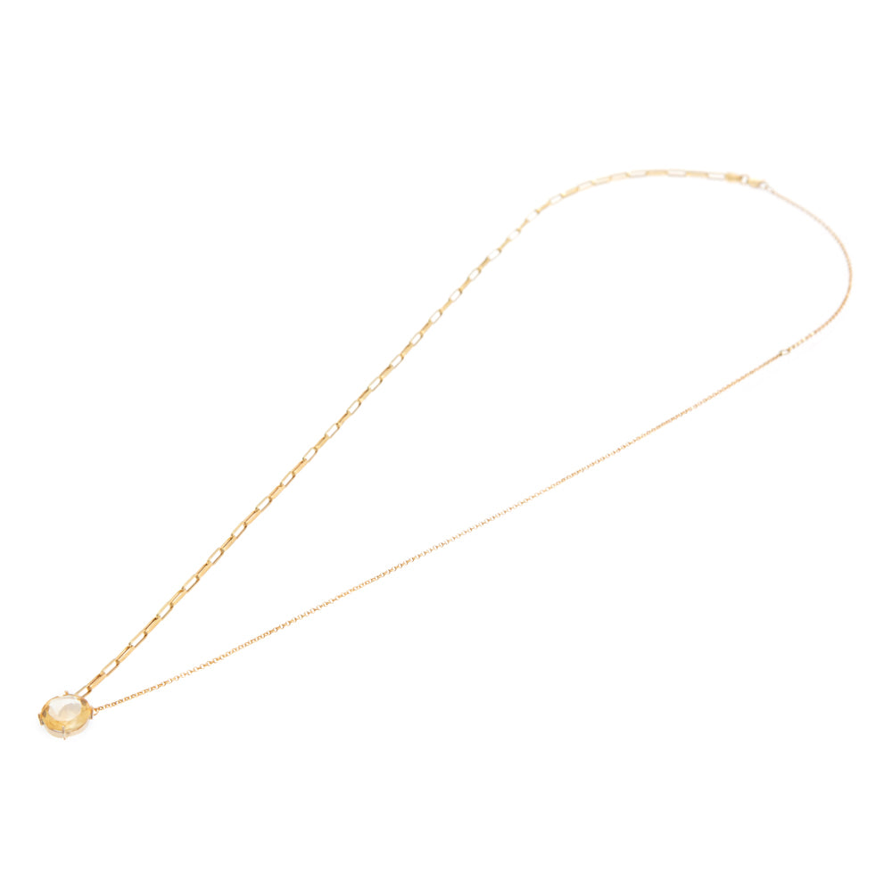 COLAR DUO COM CITRINO