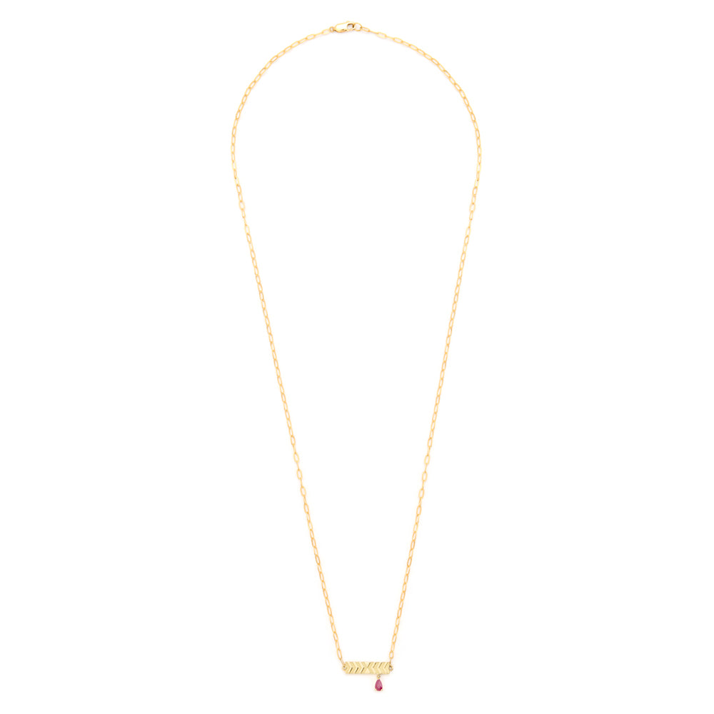 COLAR PALITO COM RUBI