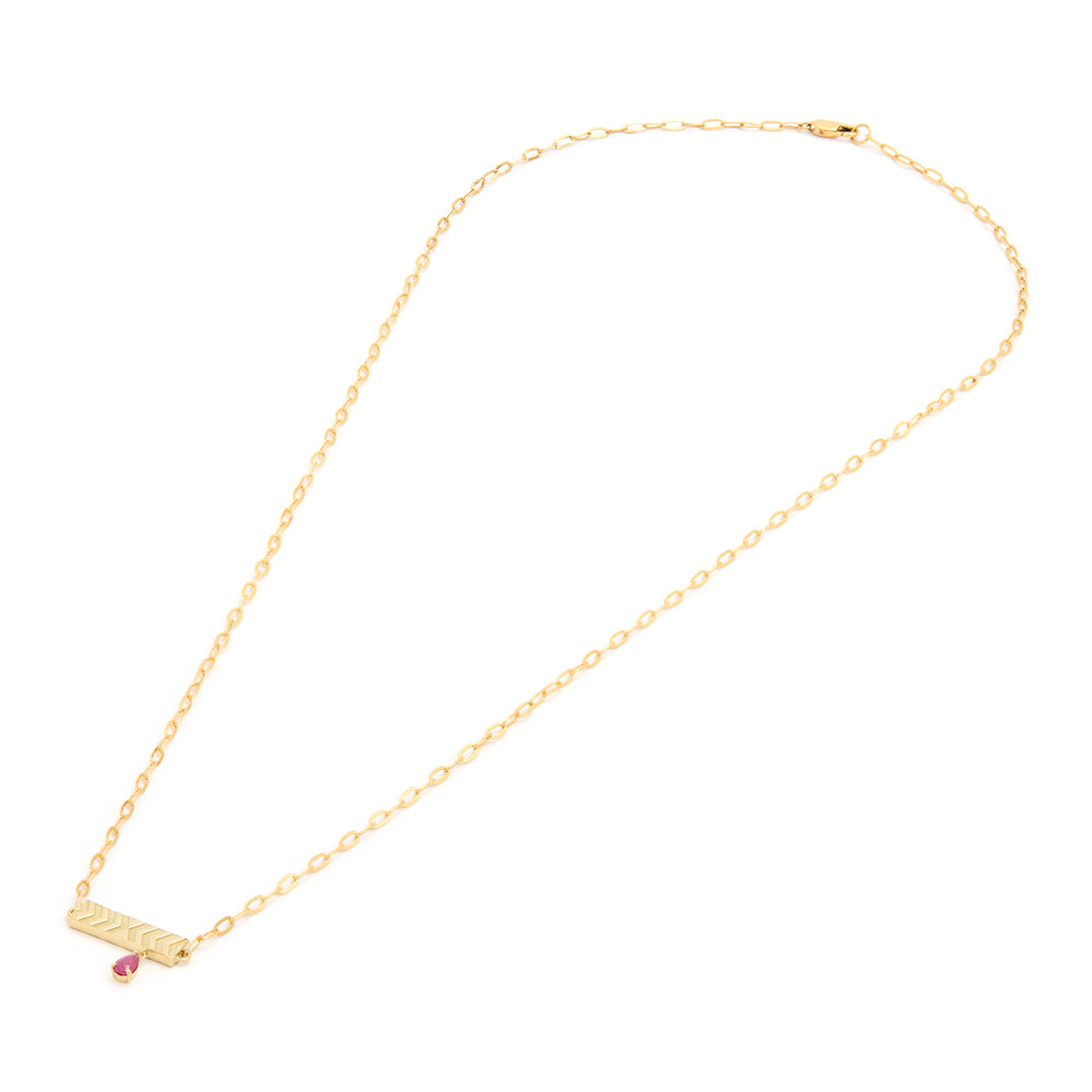 COLAR PALITO COM RUBI