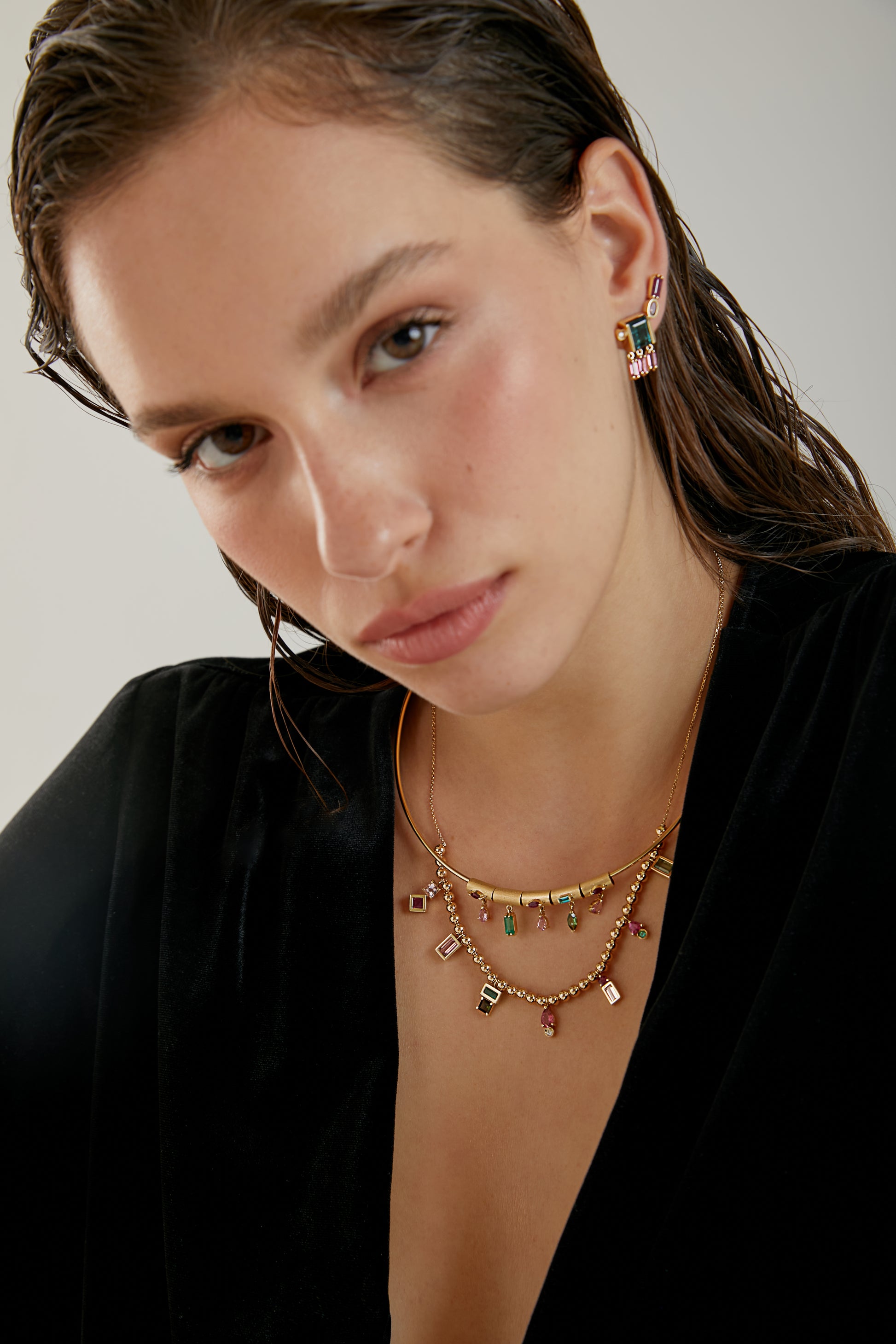 BRINCO COM TURMALINA ROSA E RUBI