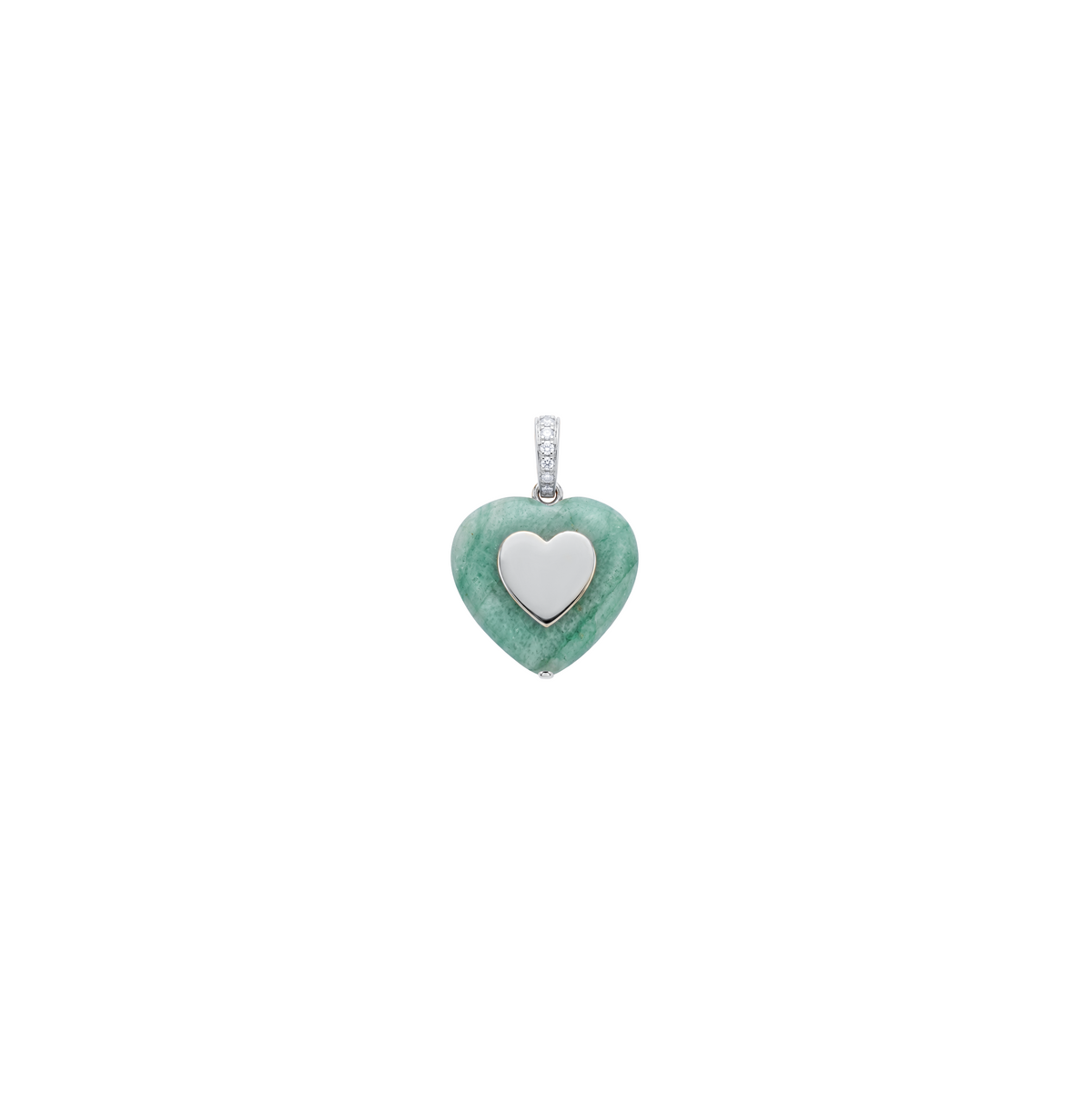 PINGENTE CORAÇÃO COM CORAÇÃO