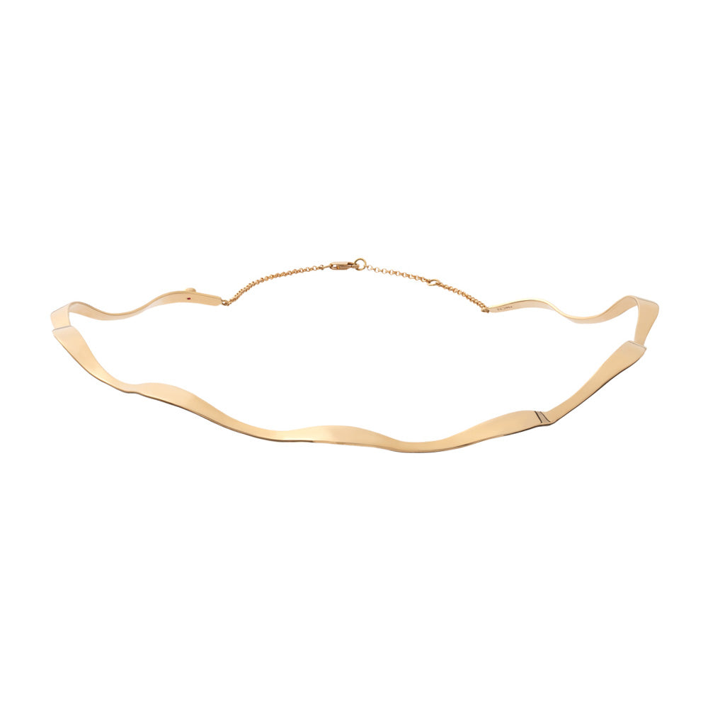 COLAR CHOKER RÍGIDA DE BABADOS