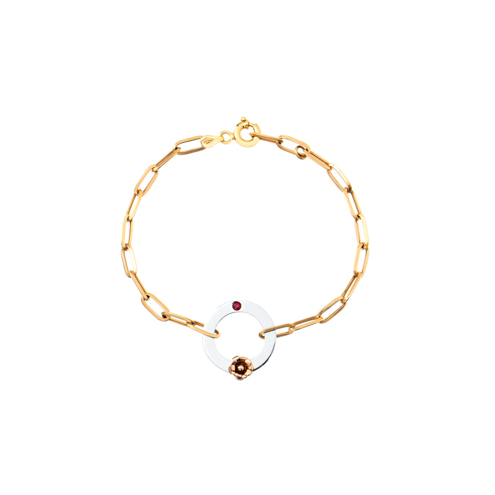 PULSEIRA COM ROSA