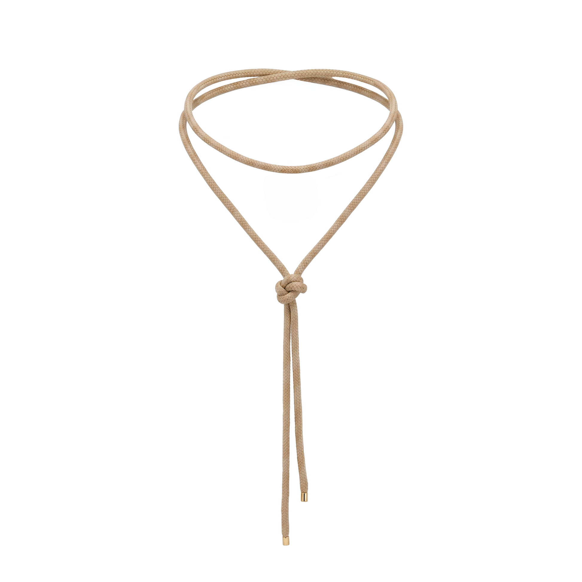 COLAR FIO CORDA COM PONTEIRAS