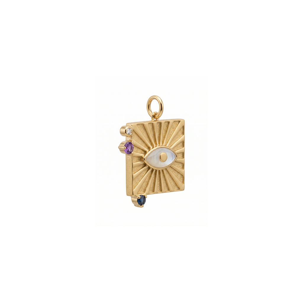 PINGENTE MEDALHA OLHO GREGO