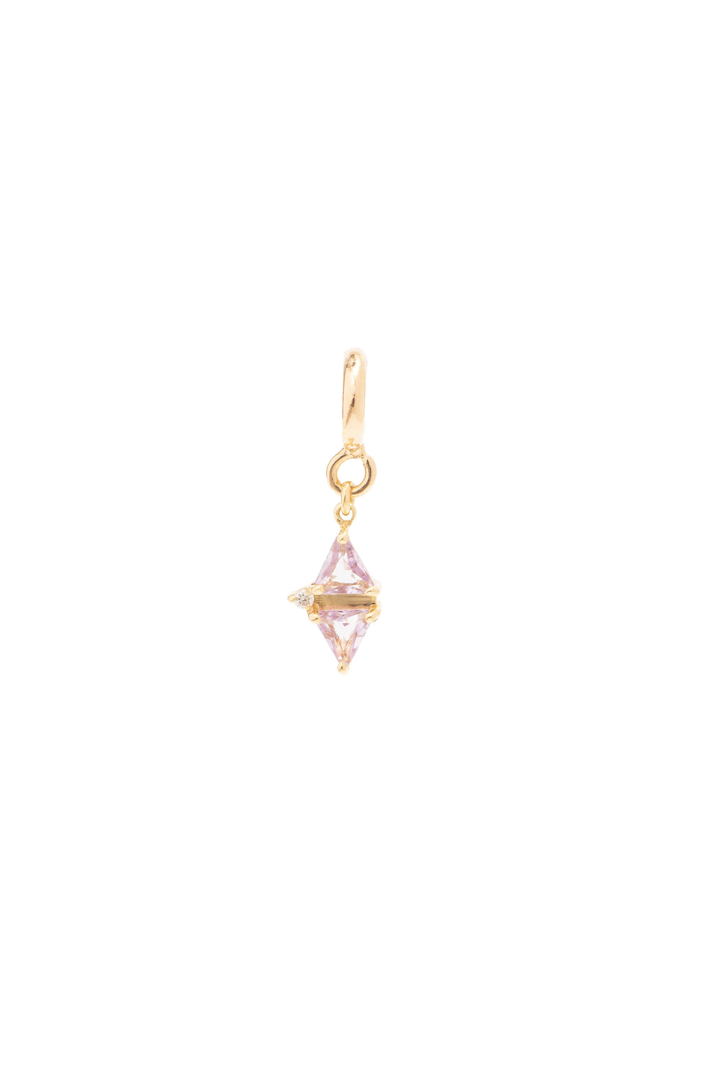 PINGENTE AMETISTA E DIAMANTE