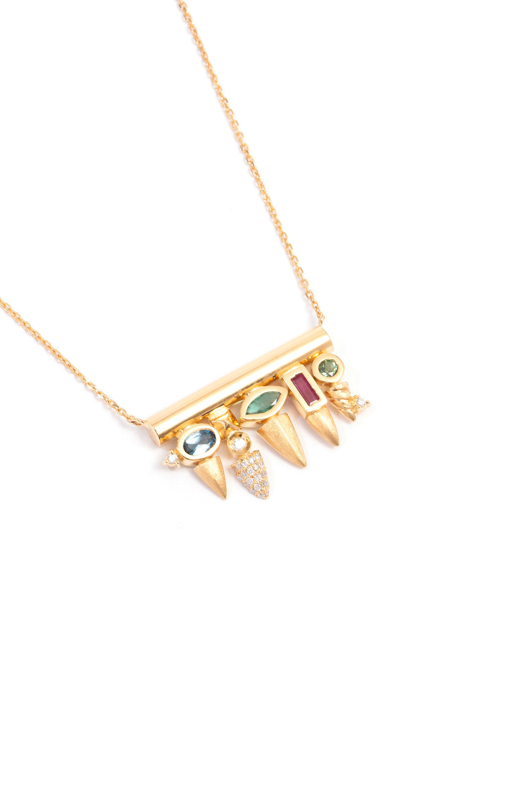 COLAR PALITO COM MULTIGEMAS