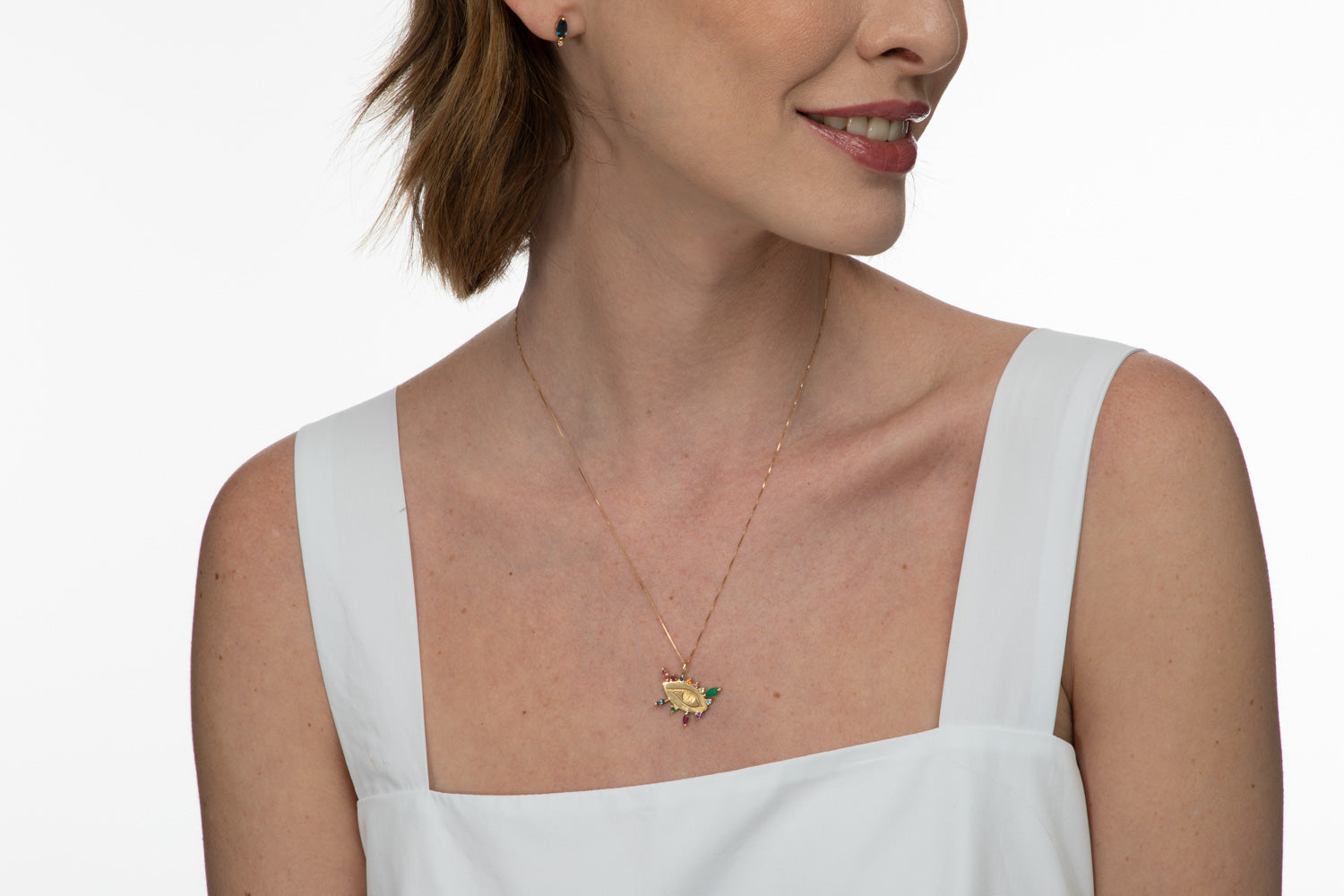 PINGENTE OLHO GREGO COLORIDO