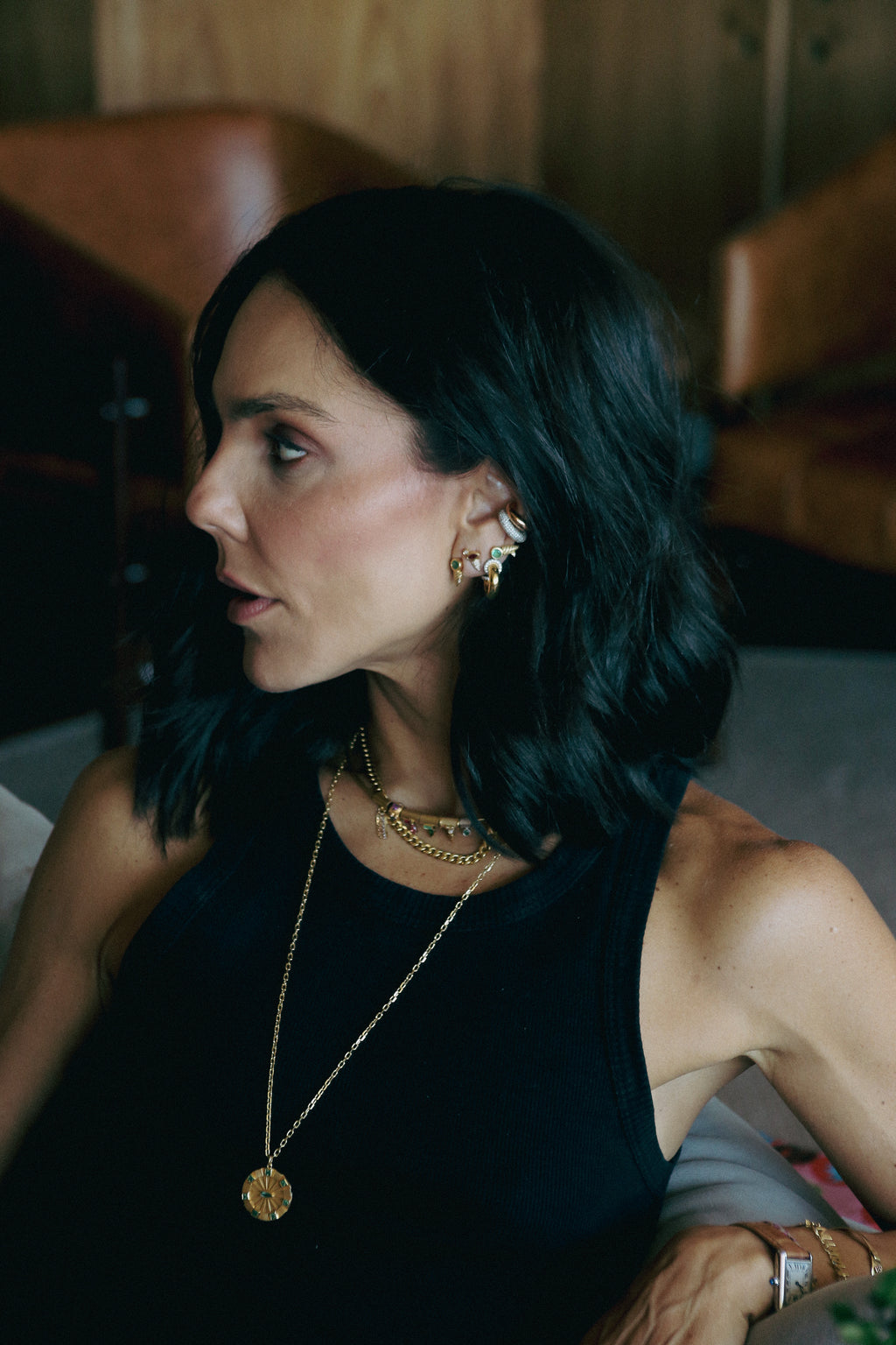 PINGENTE OLHO COM ESMERALDA