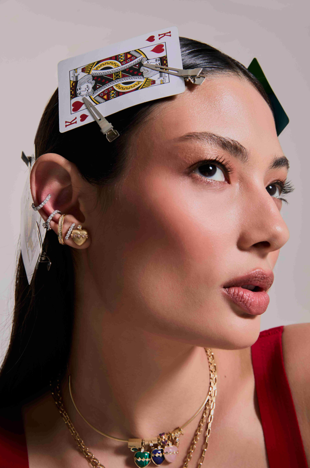 BRINCO CORAÇÃO COM DIAMANTES