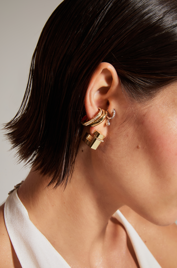 PIERCING COM DIAMANTES