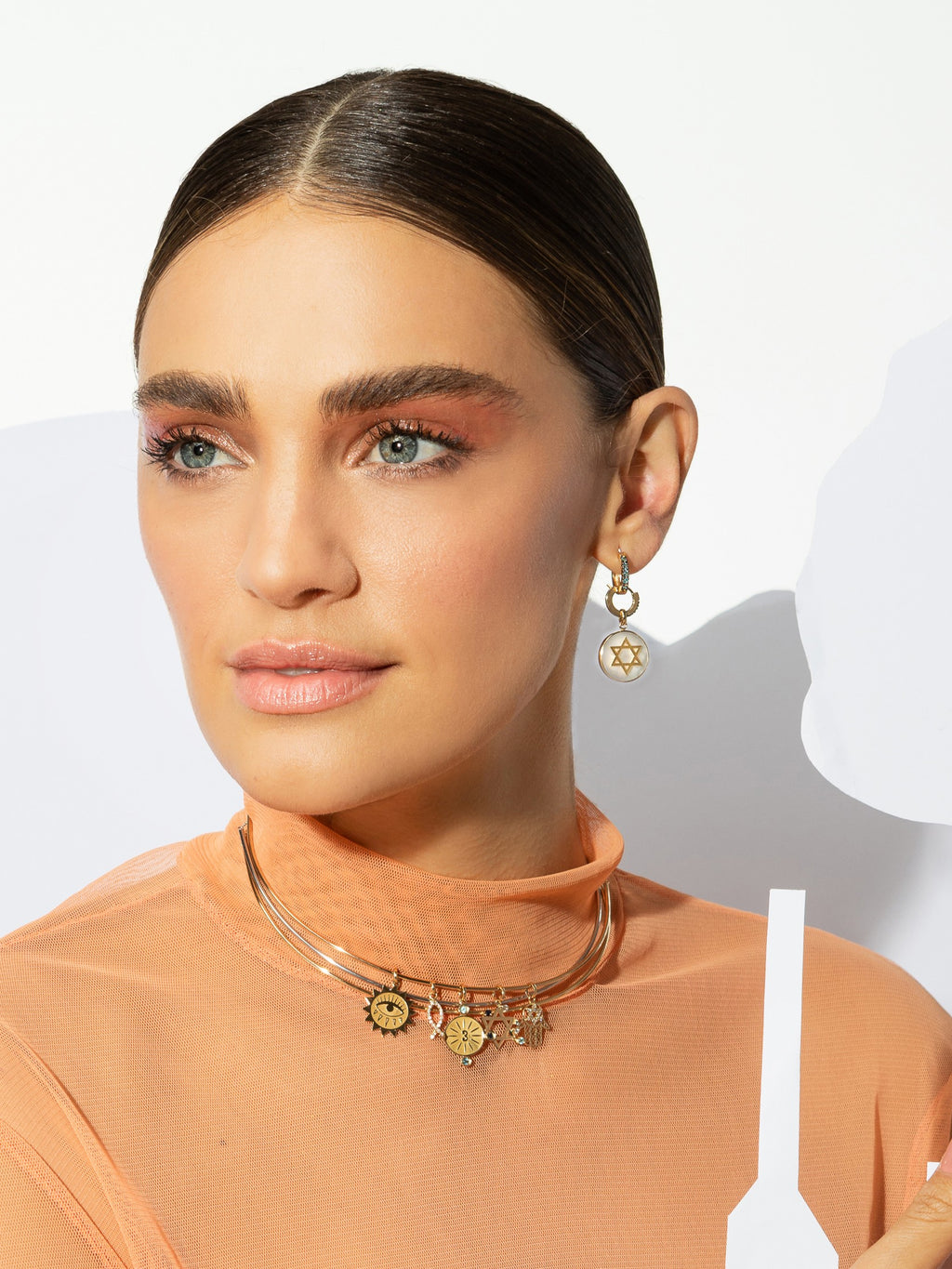 PINGENTE PEIXE COM DIAMANTE