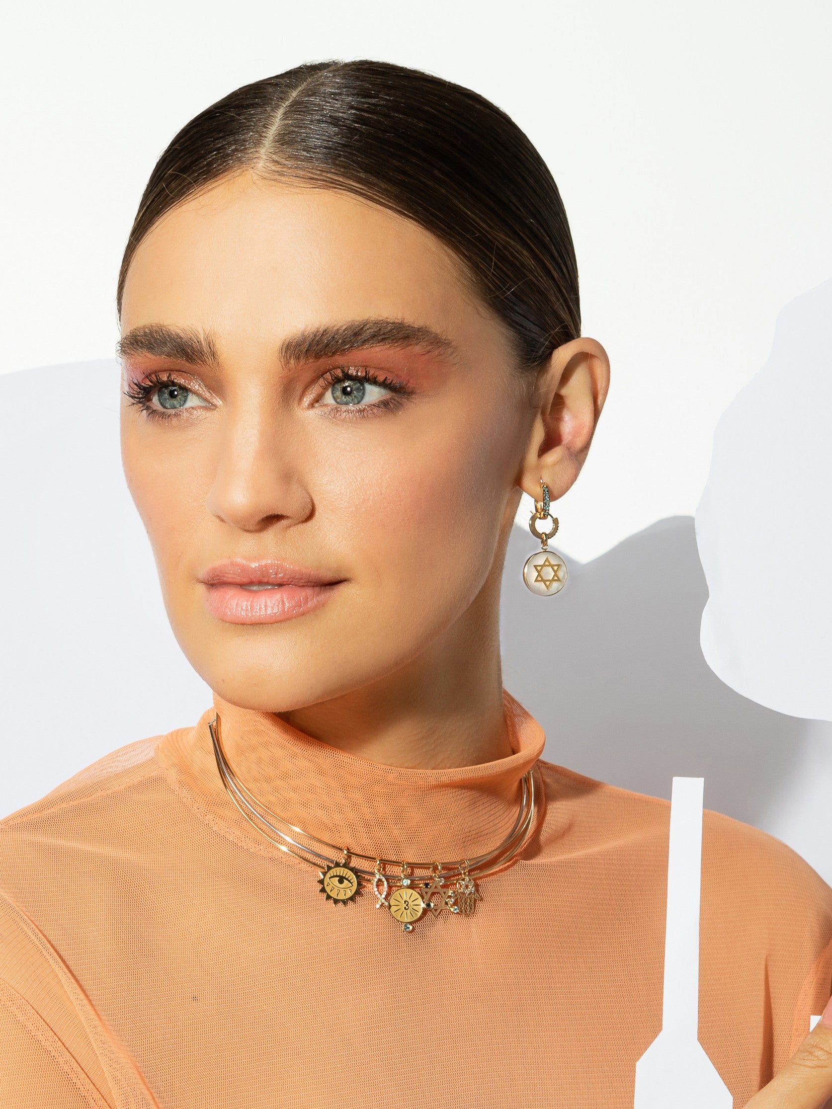 PINGENTE PEIXE COM DIAMANTE