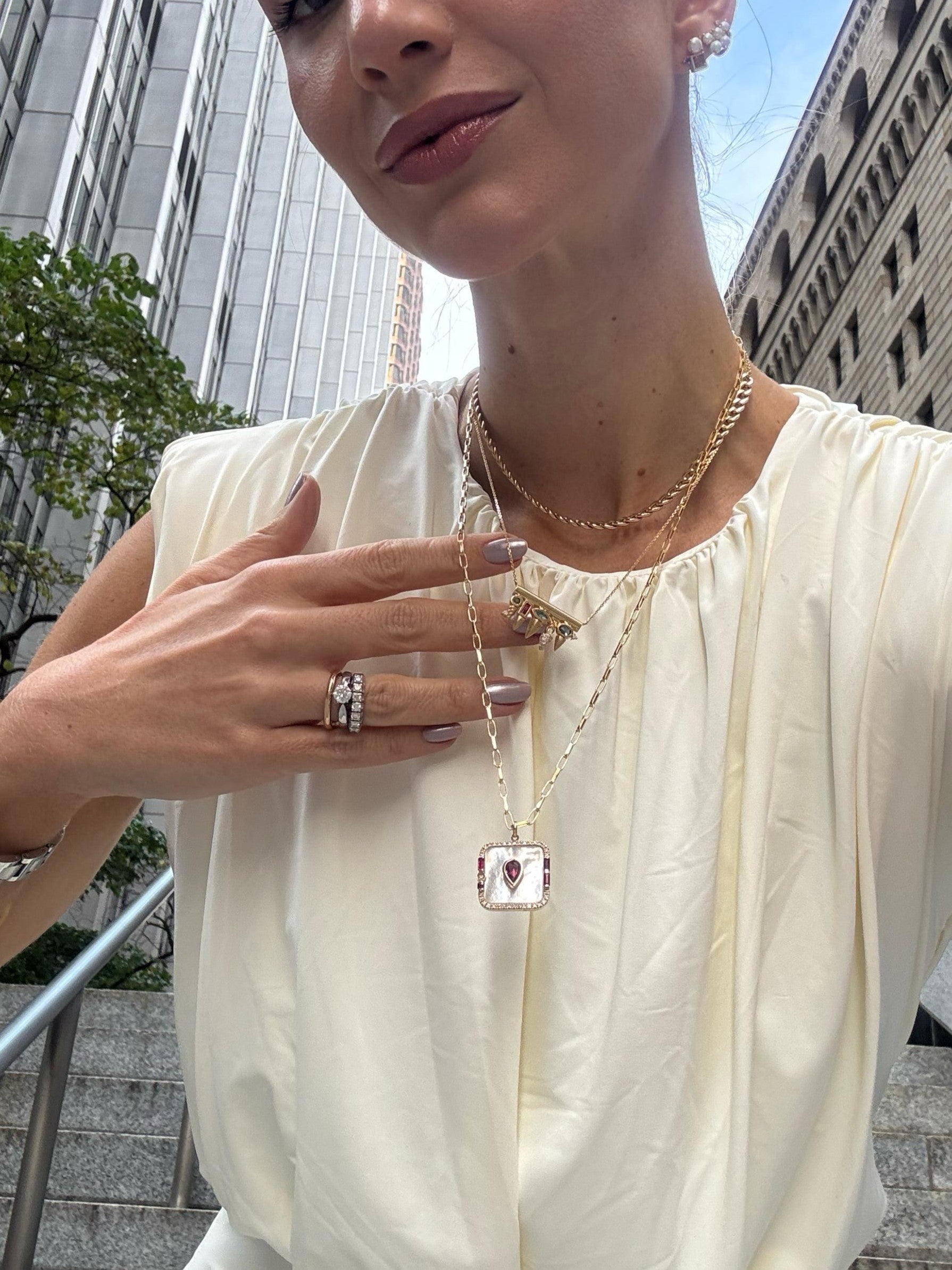 COLAR PALITO COM MULTIGEMAS