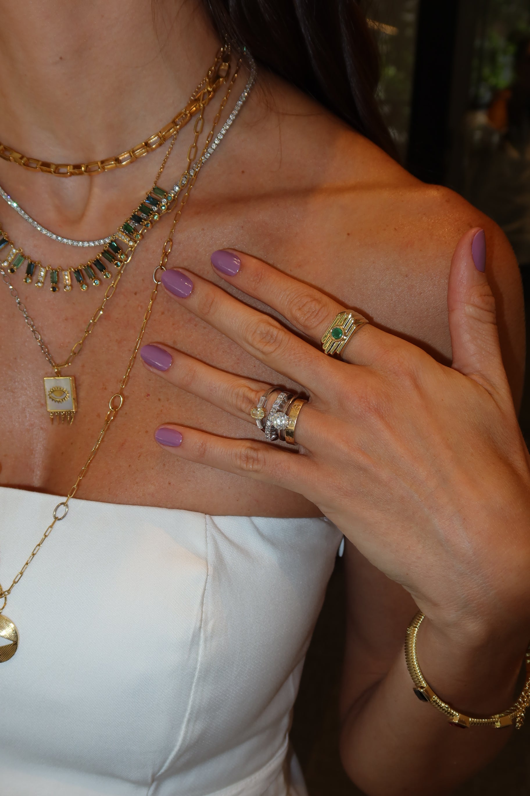 ANEL SOLITÁRIO COM FANCY YELLOW E DIAMANTE BRANCO